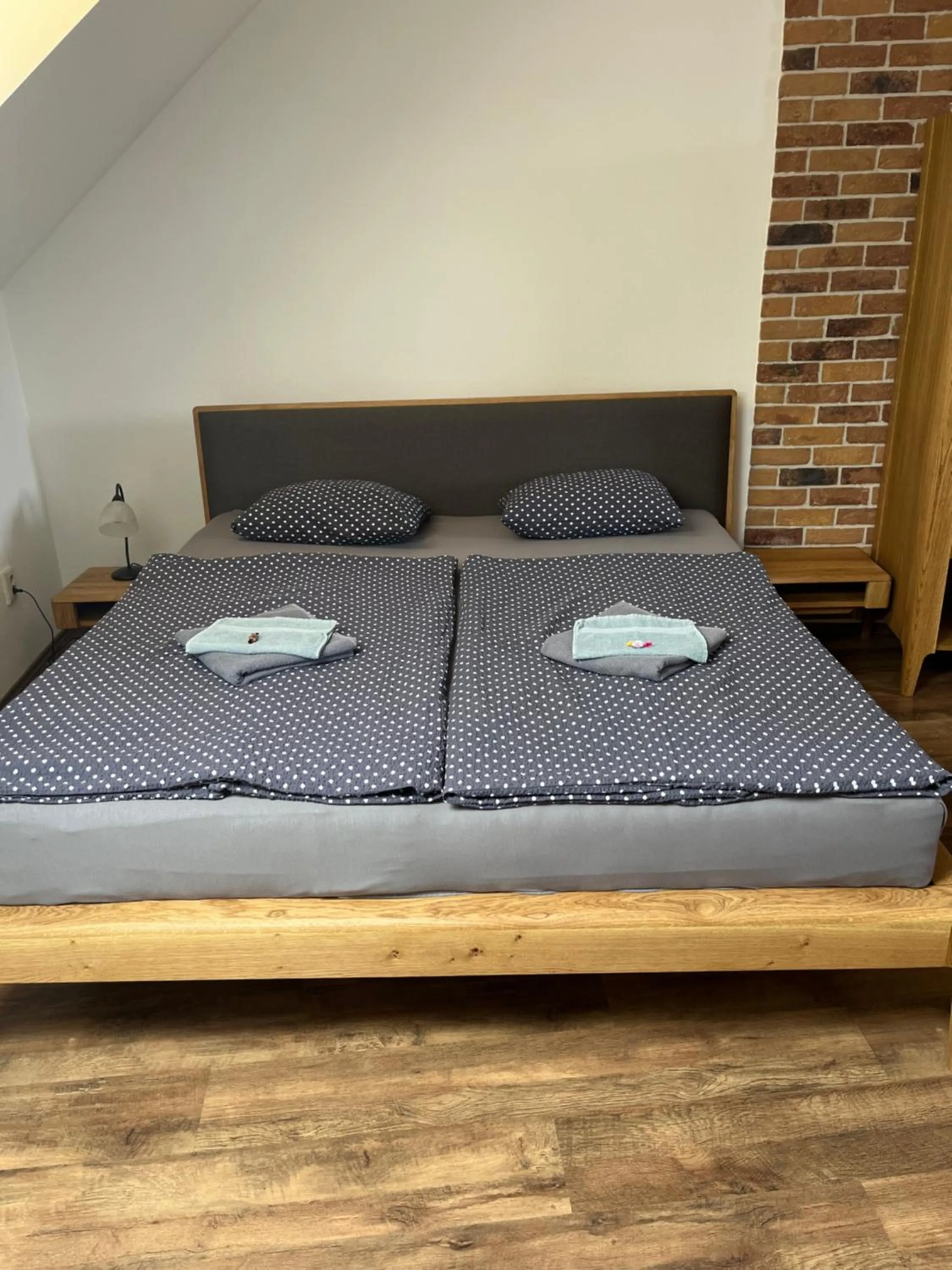 Shower, Bed in Penzión Pri Mlyne