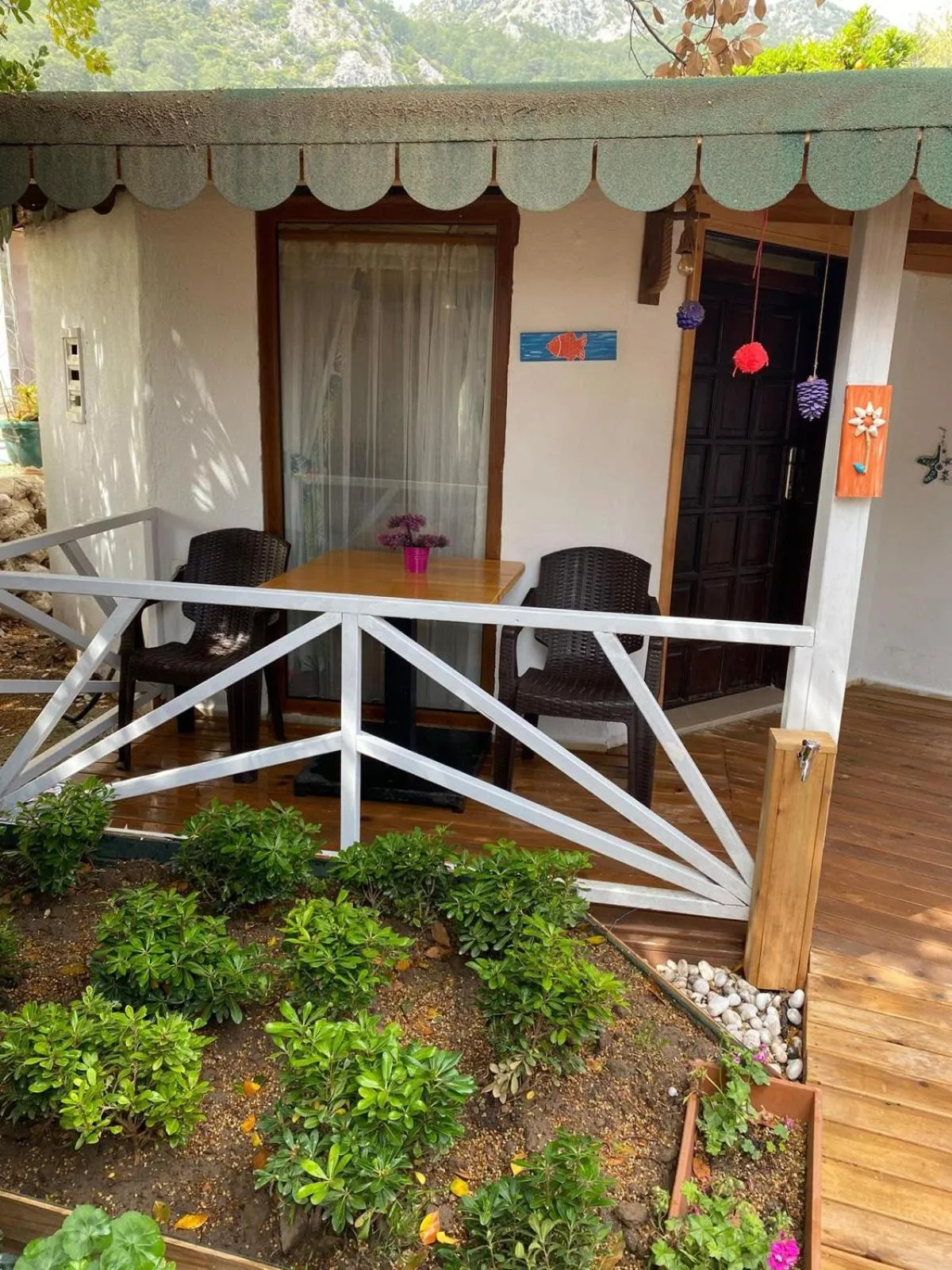 Patio in Kara Kedi Beach Bungalow