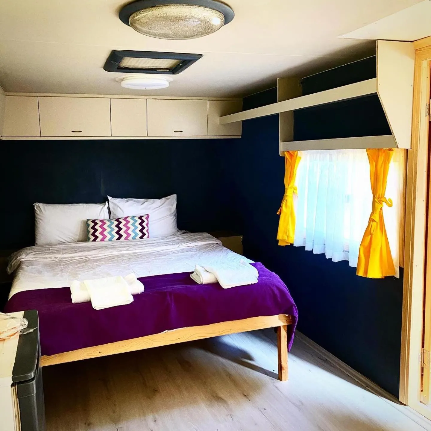 Bed in Kara Kedi Beach Bungalow