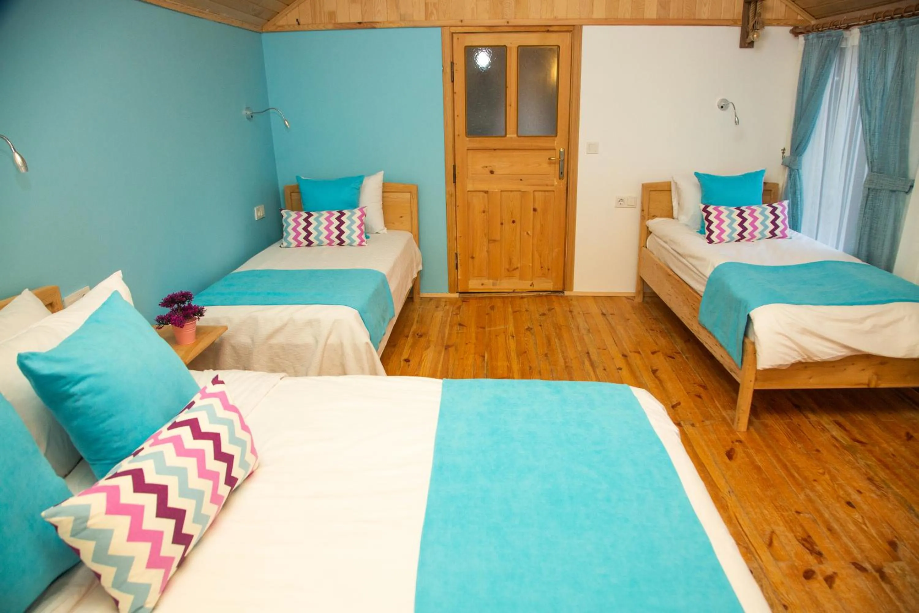 Decorative detail, Bed in Kara Kedi Beach Bungalow