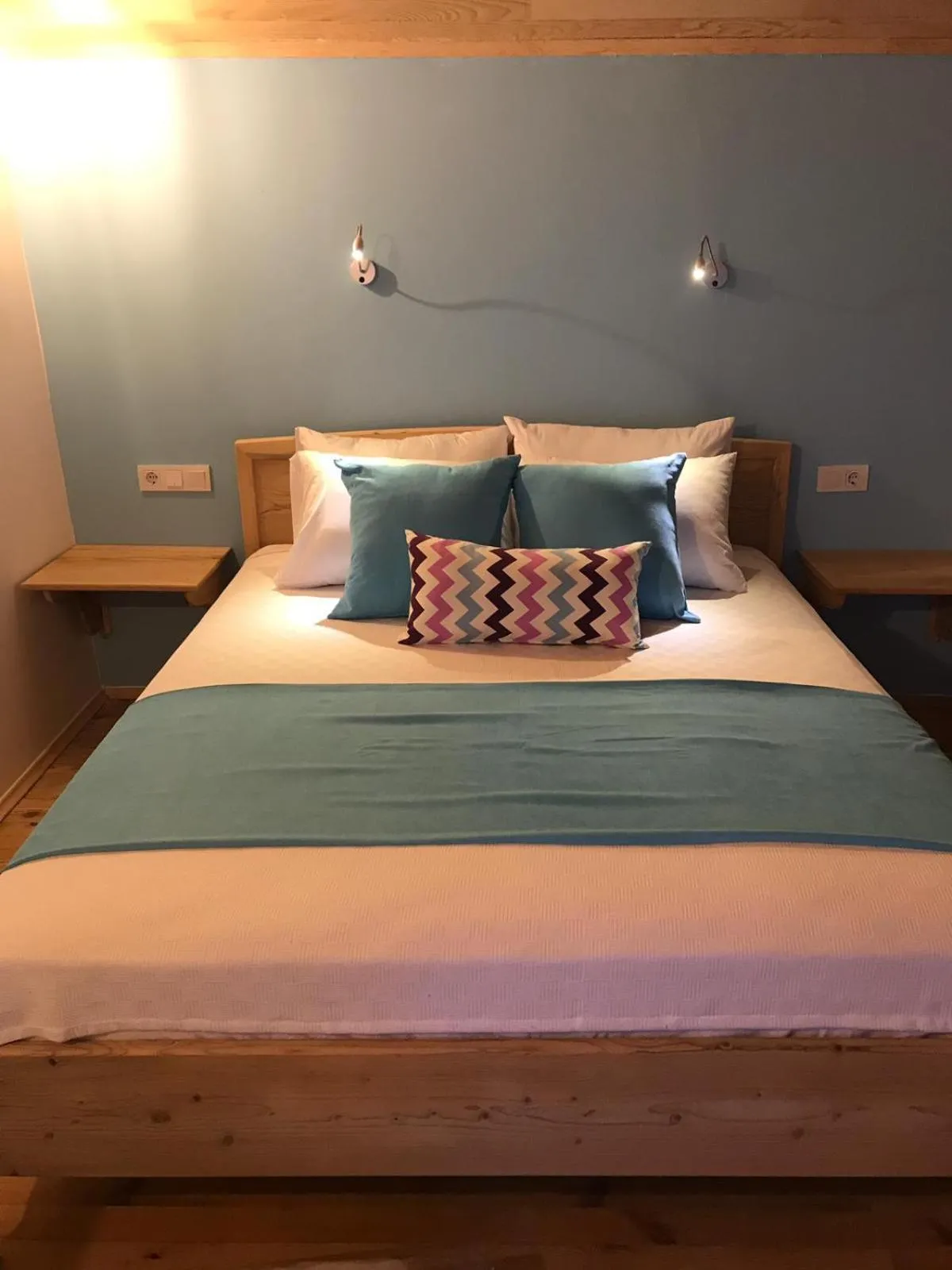 Bed in Kara Kedi Beach Bungalow