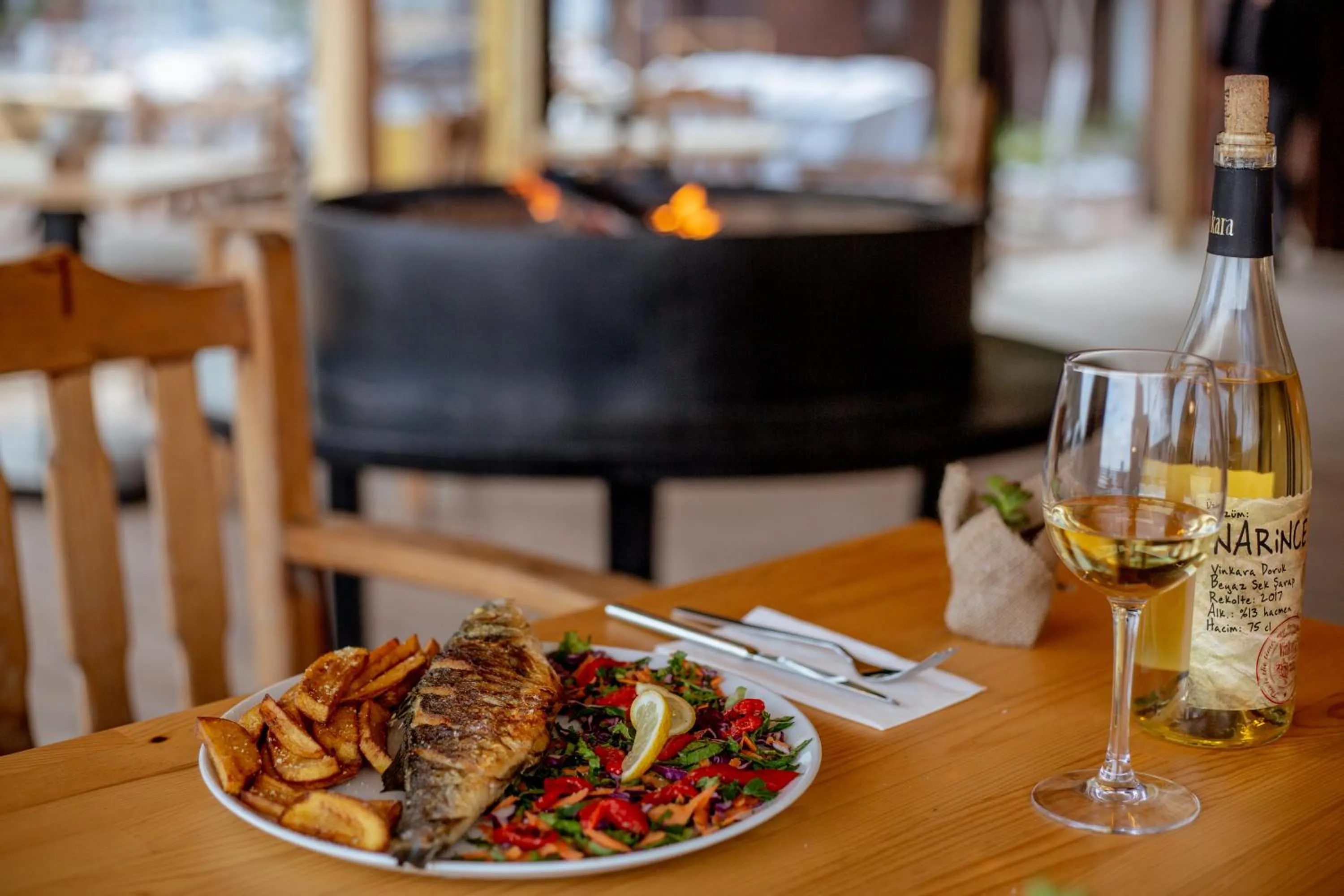 Food and drinks in Kara Kedi Beach Bungalow
