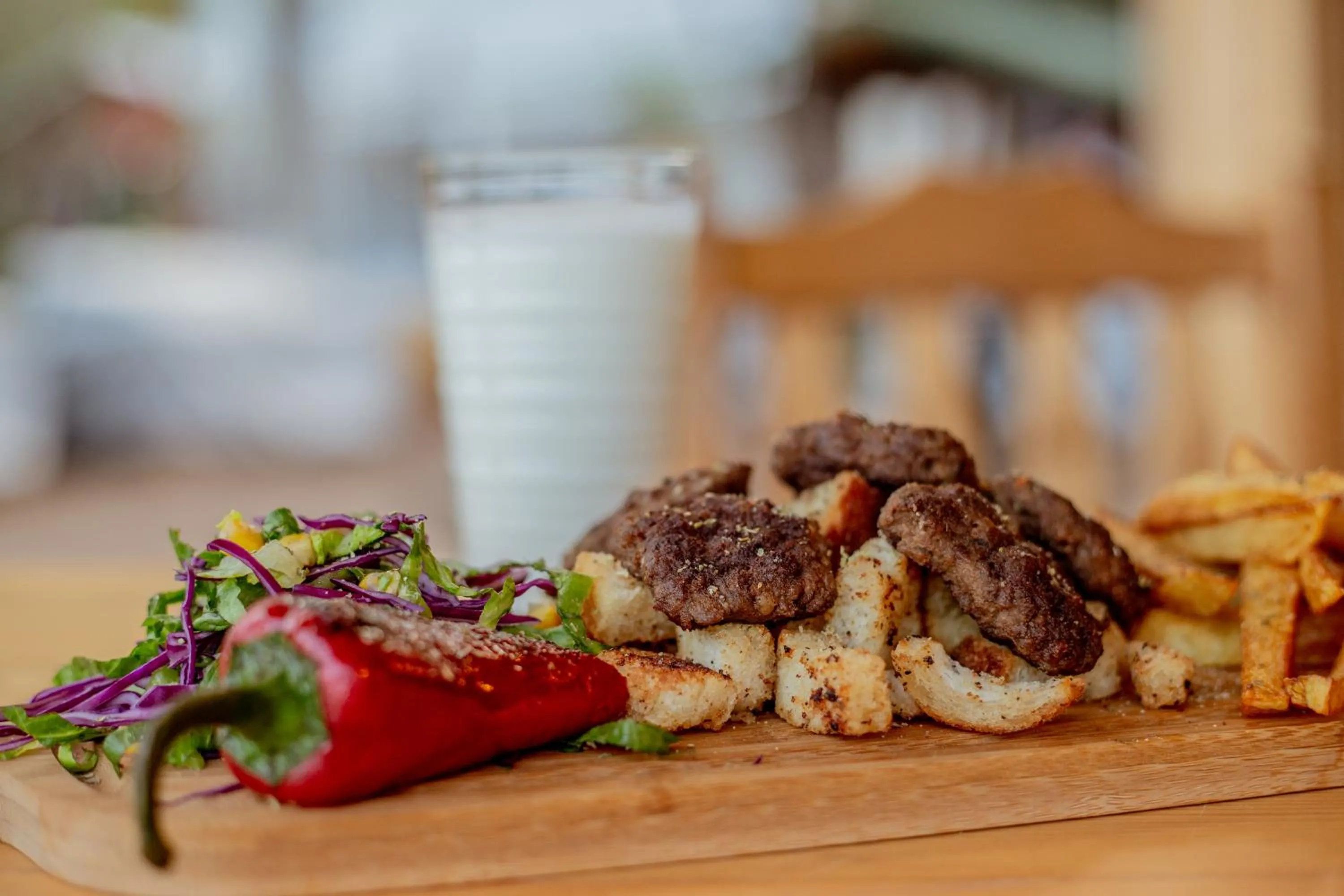 Food in Kara Kedi Beach Bungalow