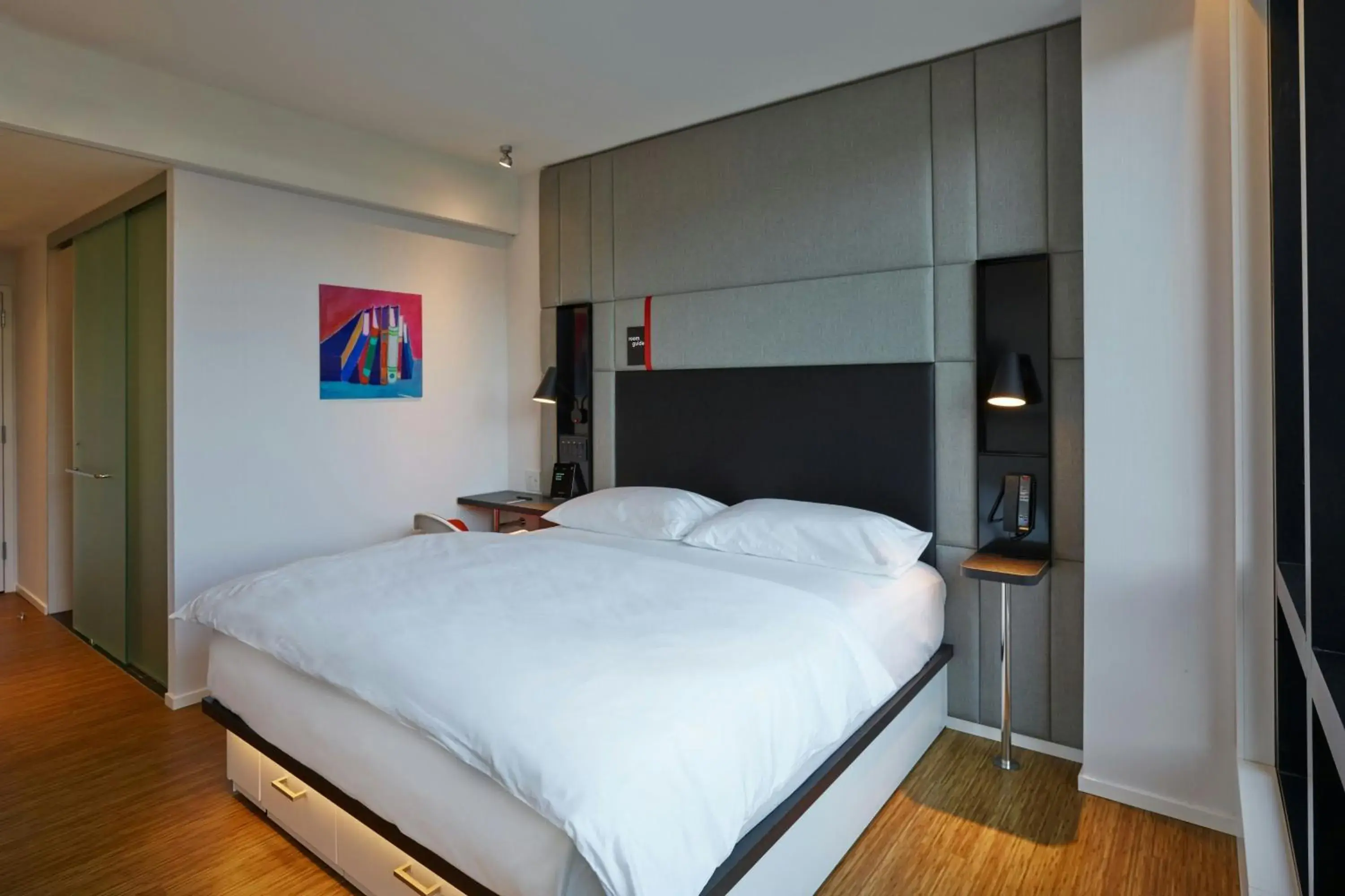 Bedroom, Bed in citizenM Boston North Station Bedroom, Bed in citizenM Boston North Station