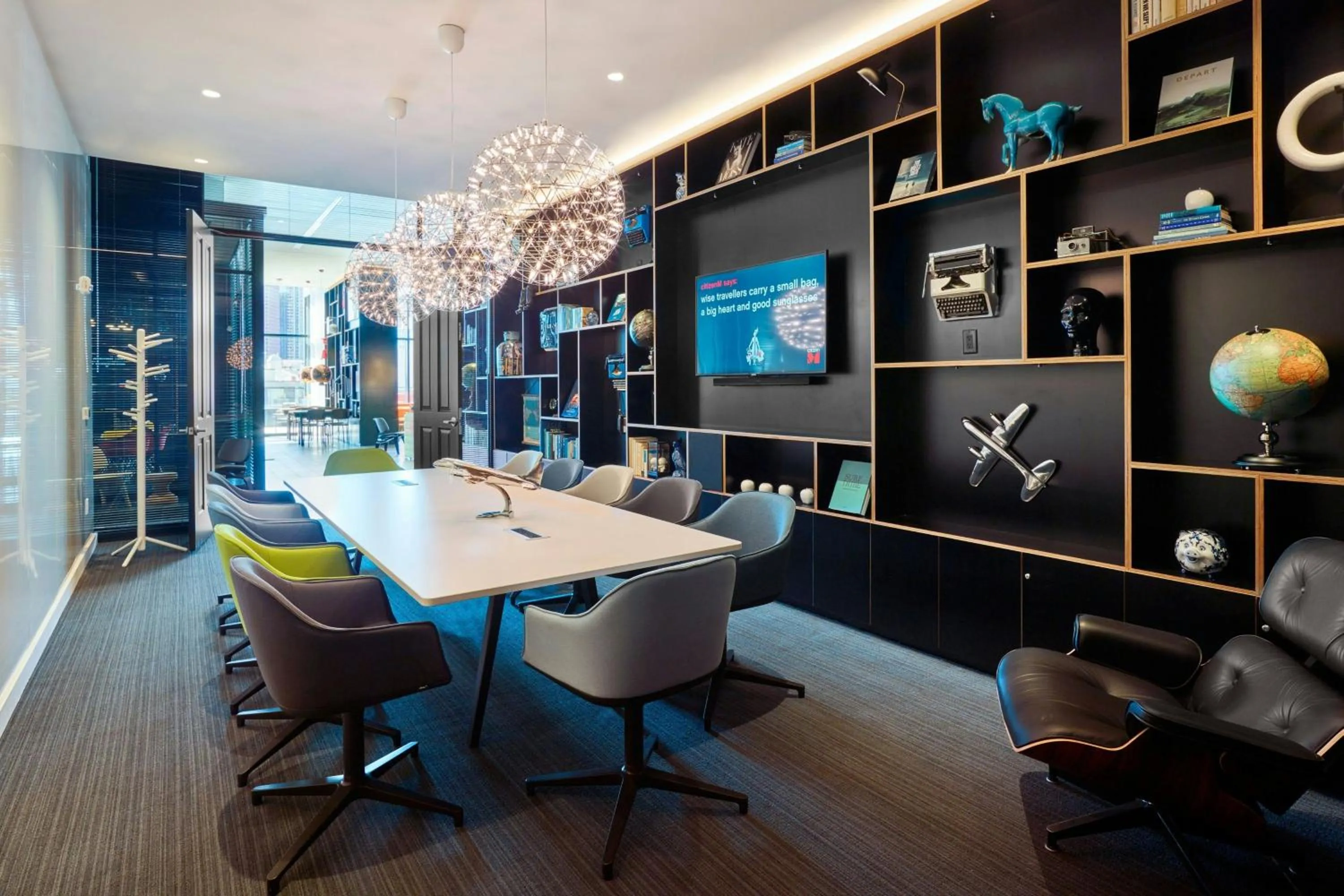 Meeting/conference room in citizenM Boston North Station