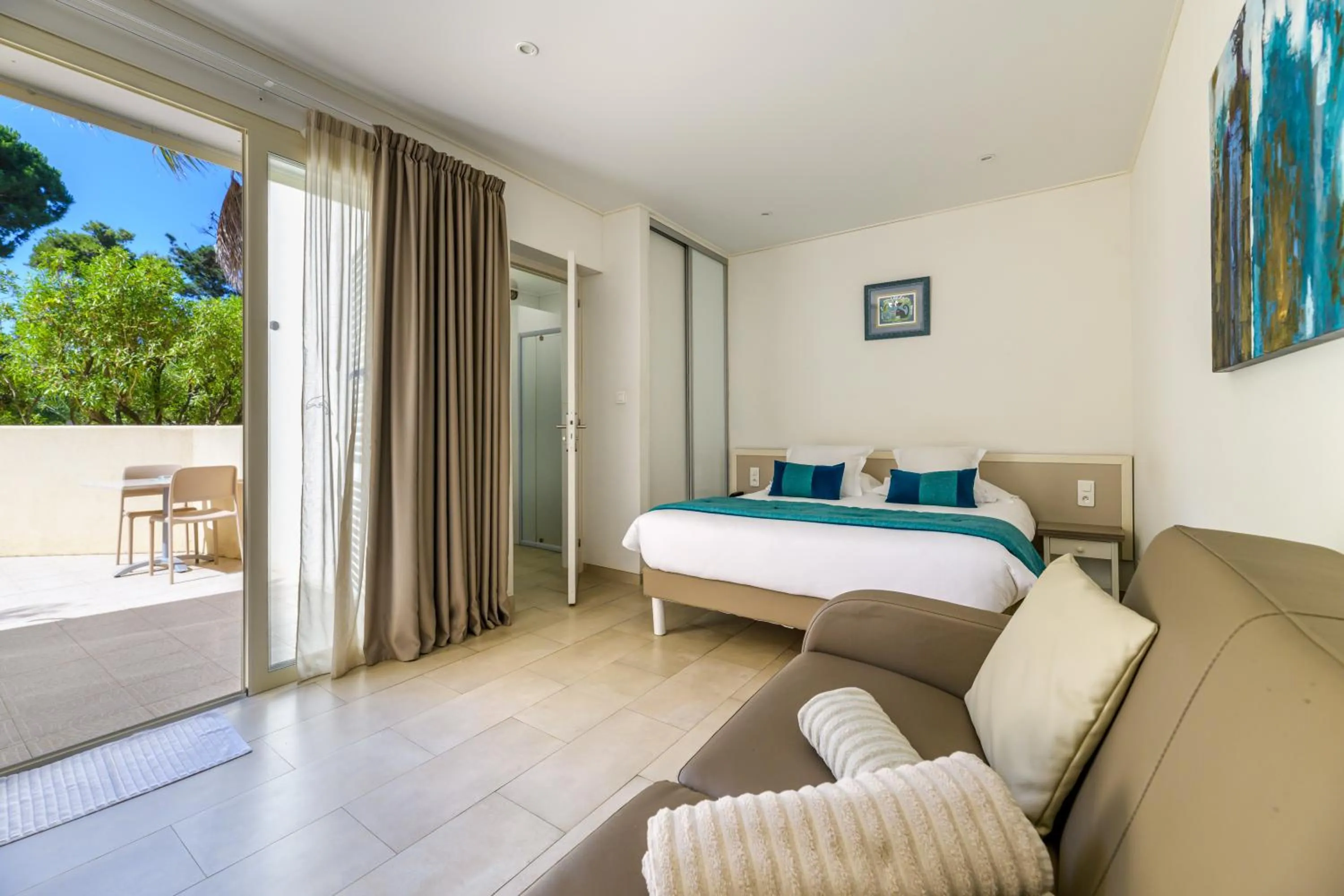 Bed in Hotel & Restaurant San Pellegrino