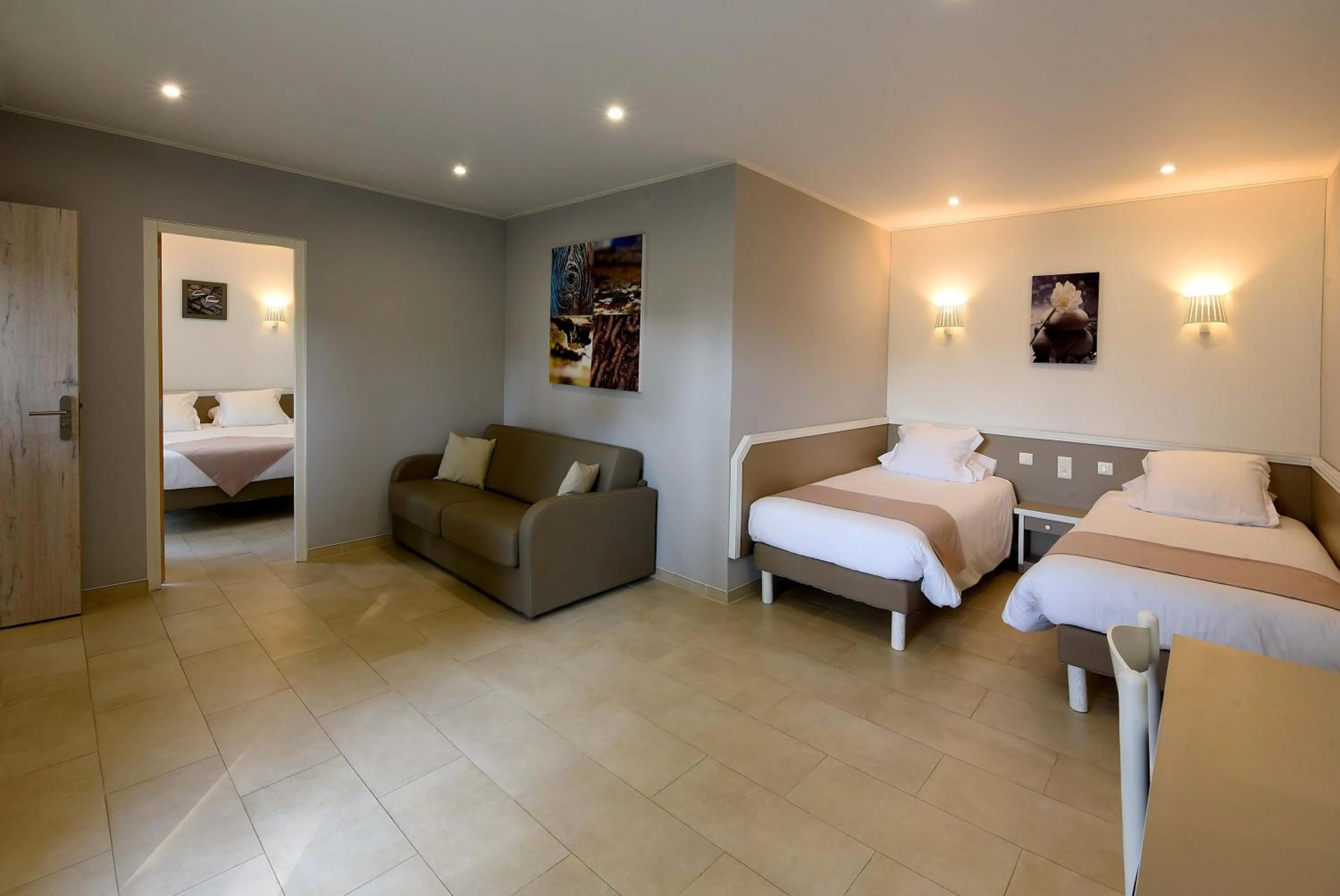 Photo of the whole room, Bed in Hotel & Restaurant San Pellegrino