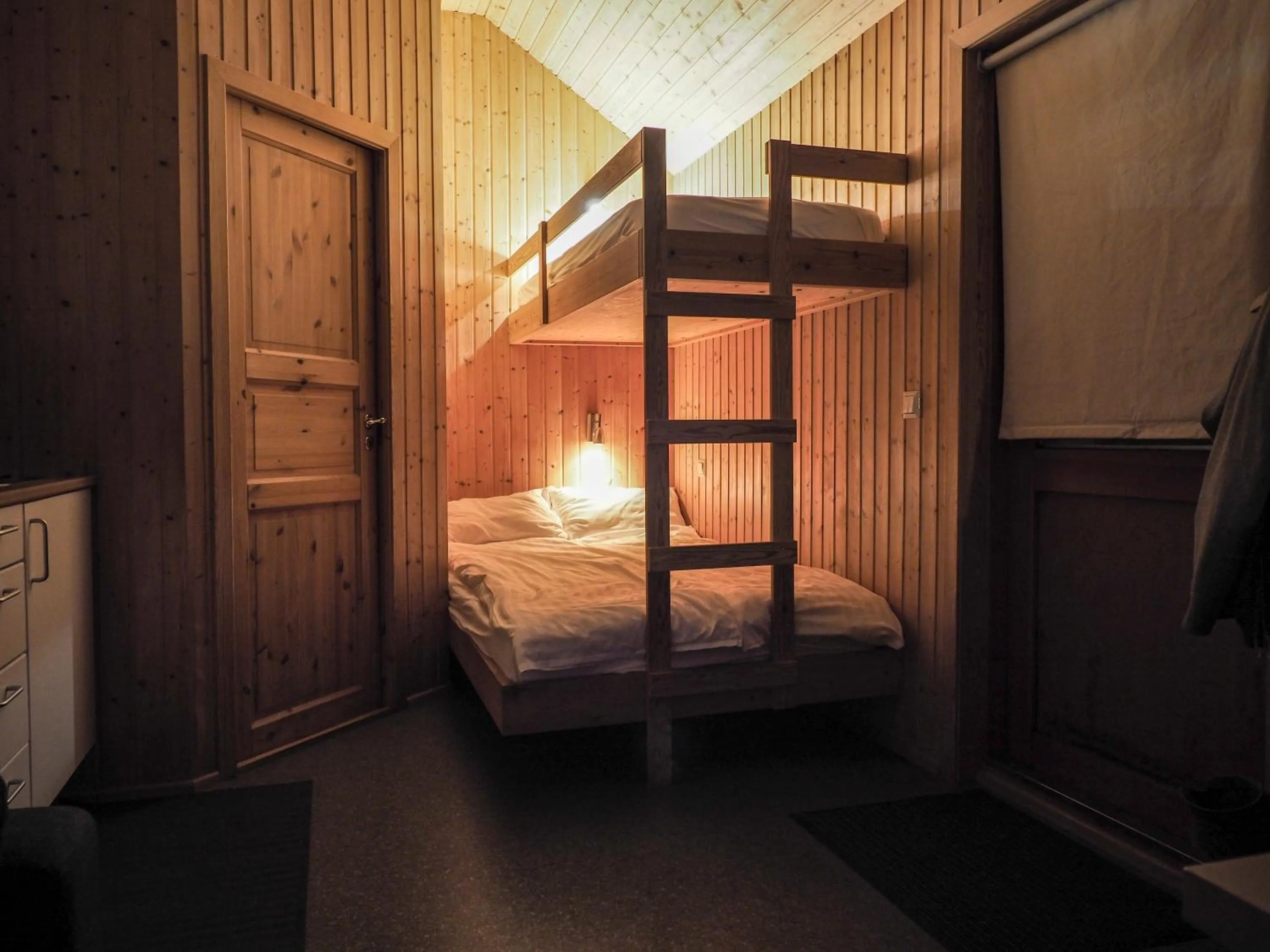 Bed in Hvammstangi Cottages