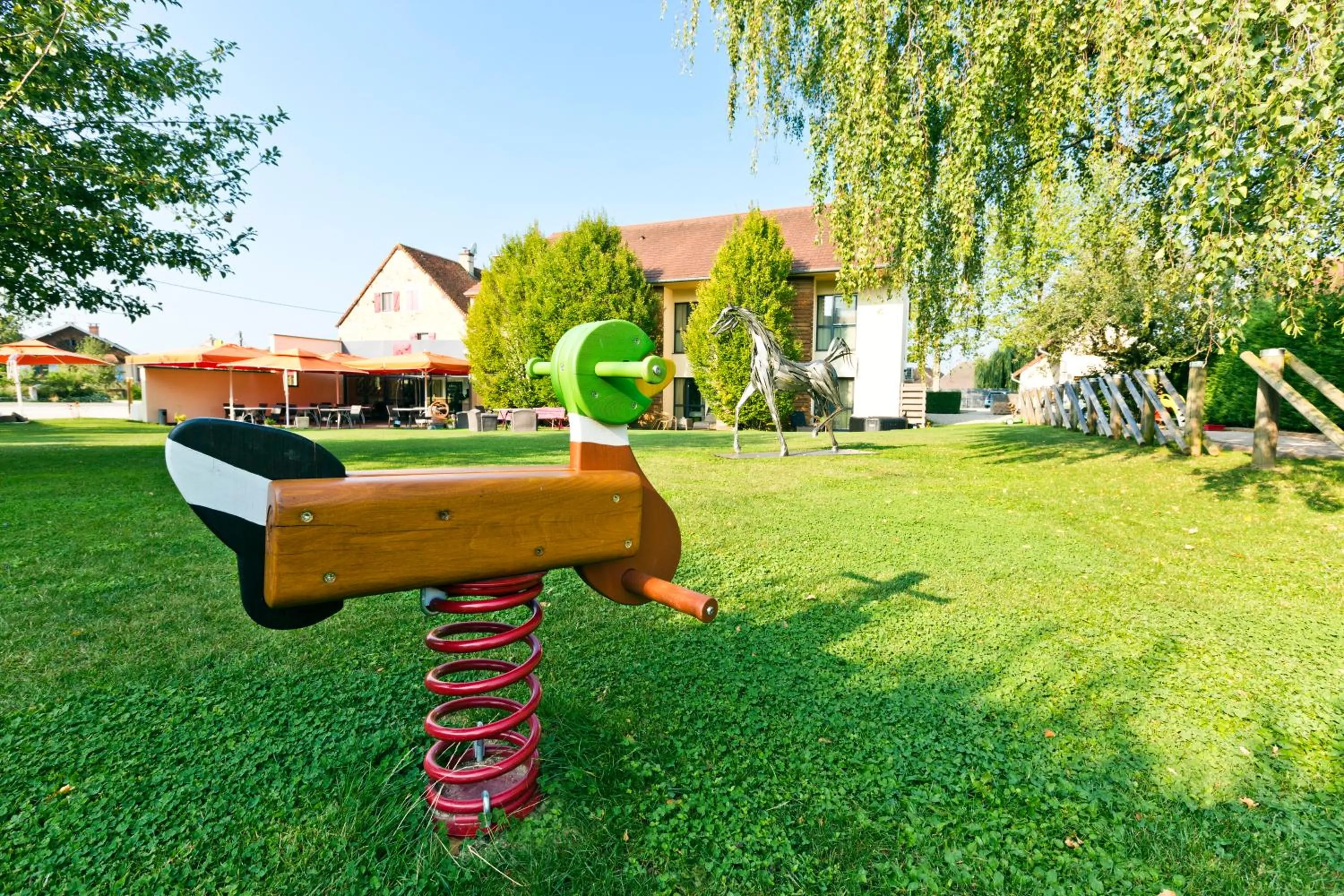 Children play ground in Hôtel Auberge de Chavannes