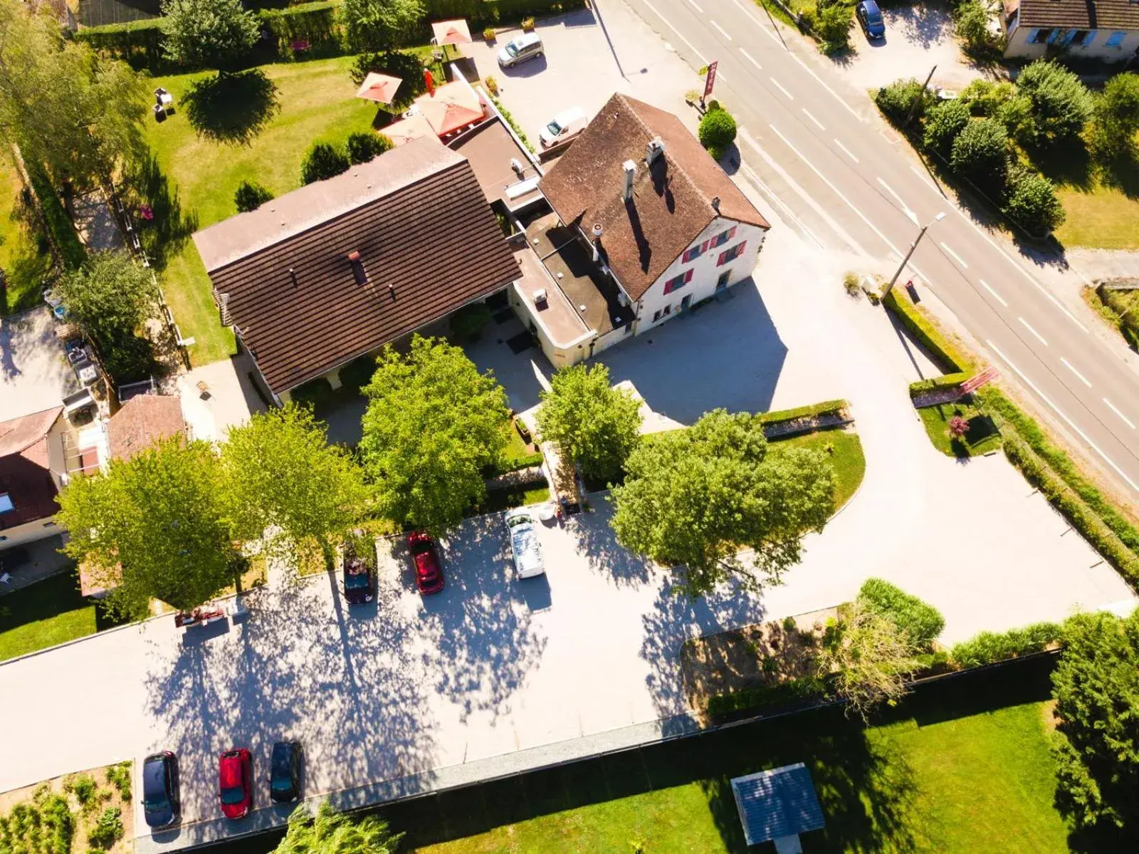 Bird's eye view in Hôtel Auberge de Chavannes Bird's eye view in Hôtel Auberge de Chavannes