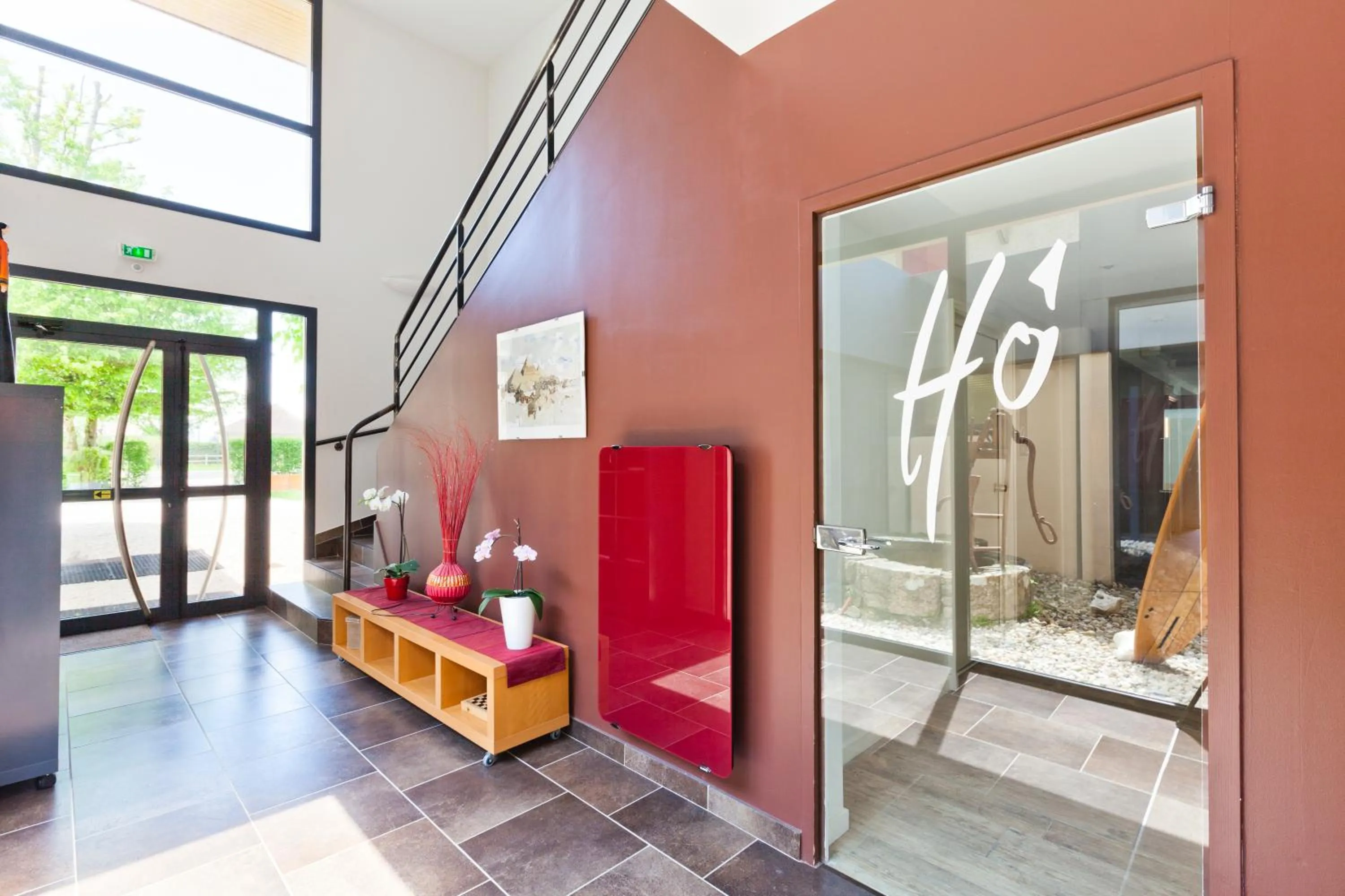 Lobby or reception in Hôtel Auberge de Chavannes