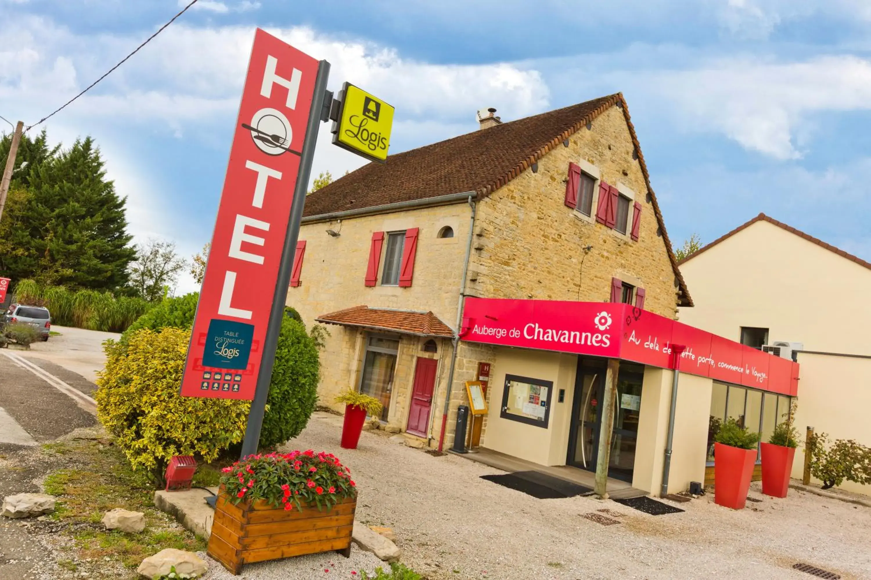 Facade/entrance in Hôtel Auberge de Chavannes Facade/entrance in Hôtel Auberge de Chavannes
