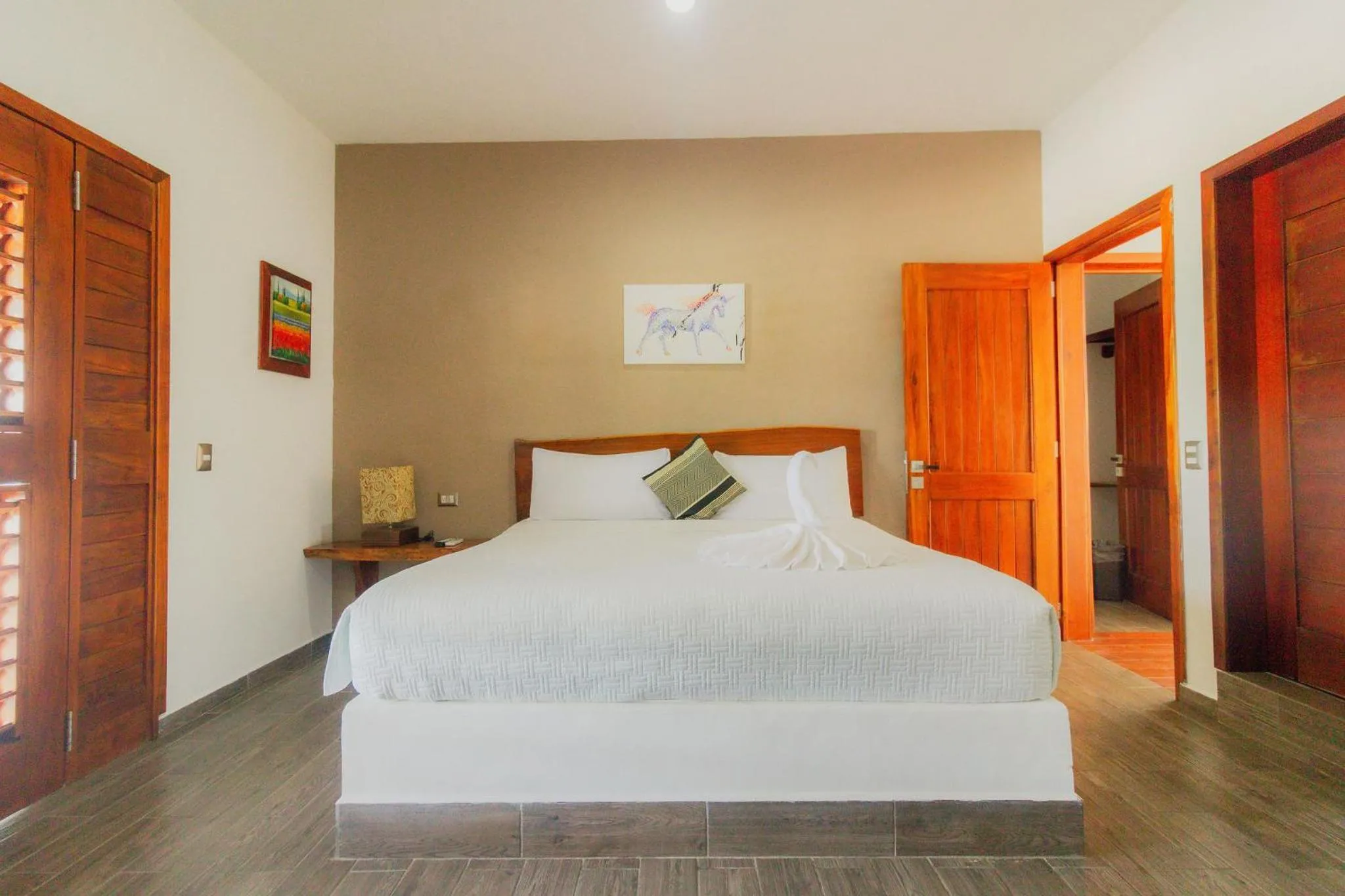 Bed in Hotel Maria Maria