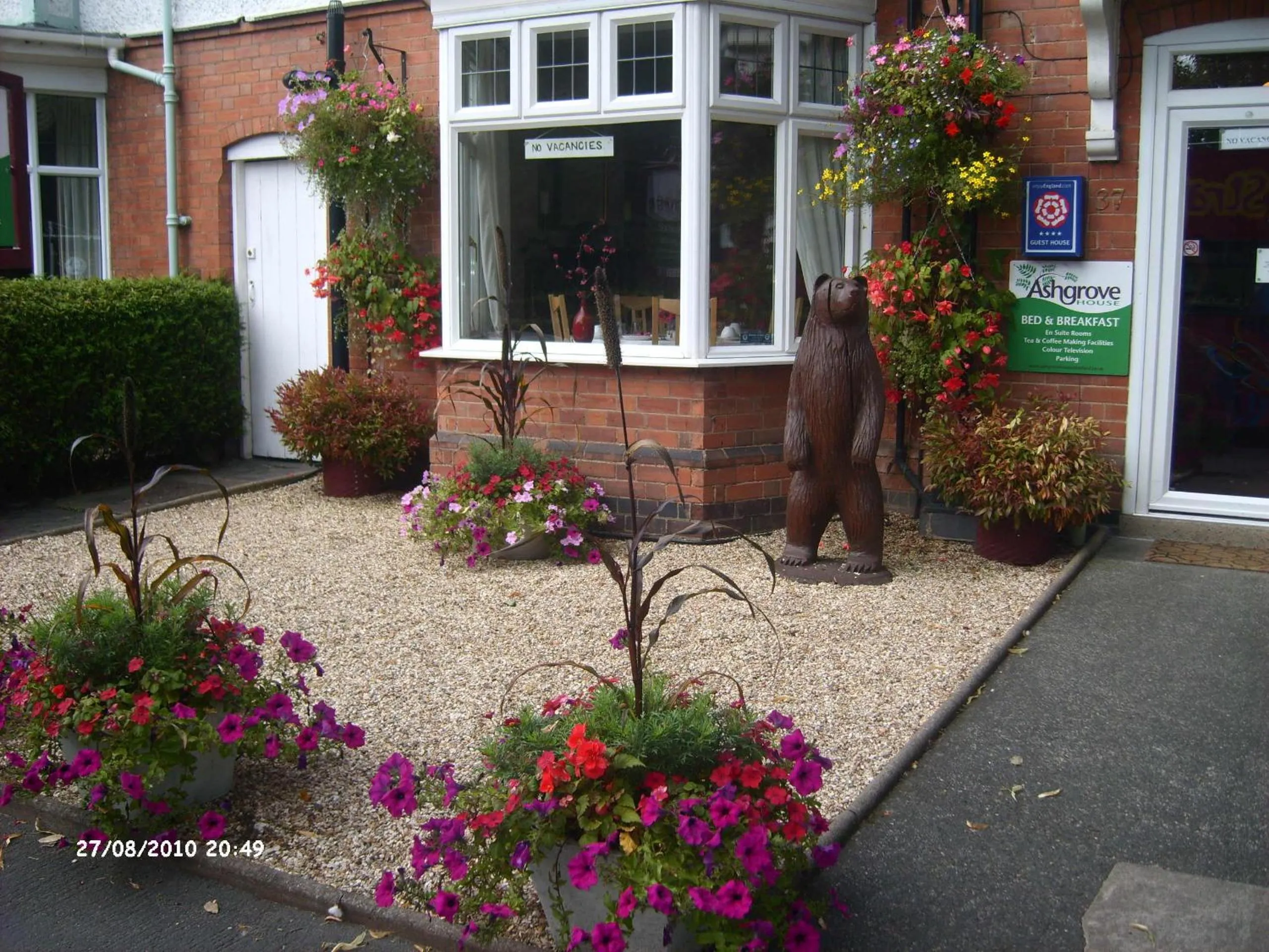 Facade/entrance in Ashgrove House