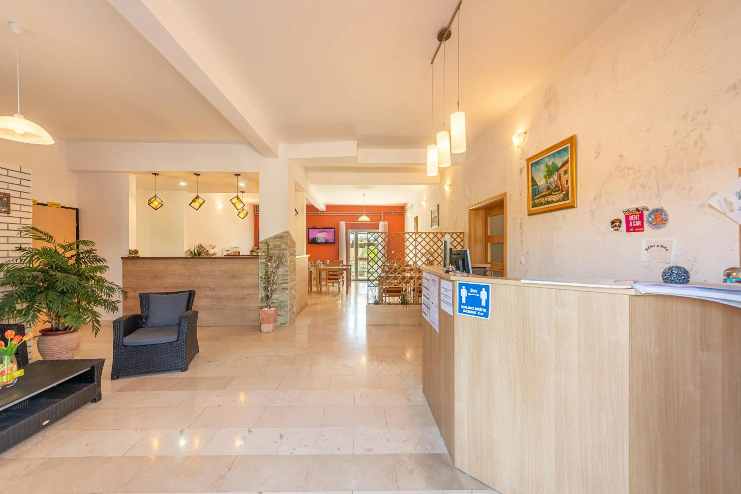 Lobby or reception in Bed & Breakfast Maki