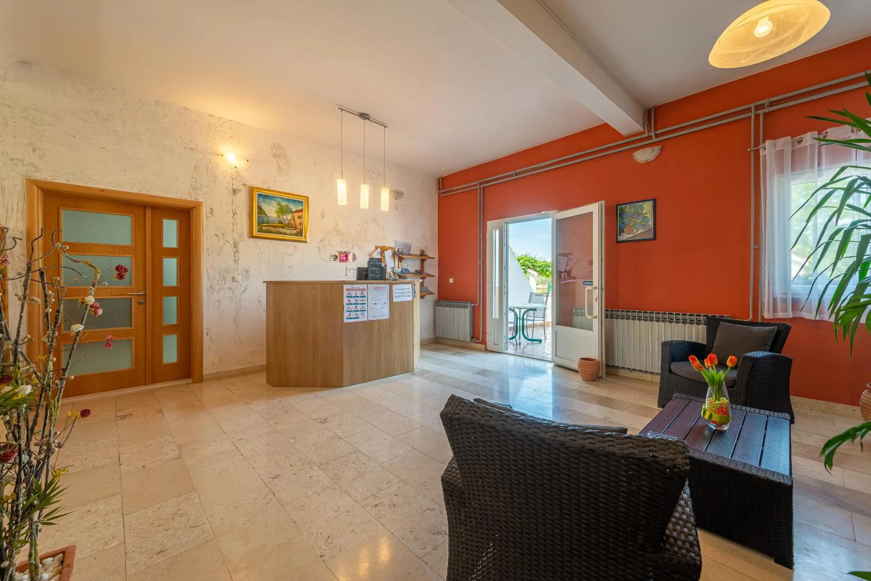 Lobby or reception in Bed & Breakfast Maki