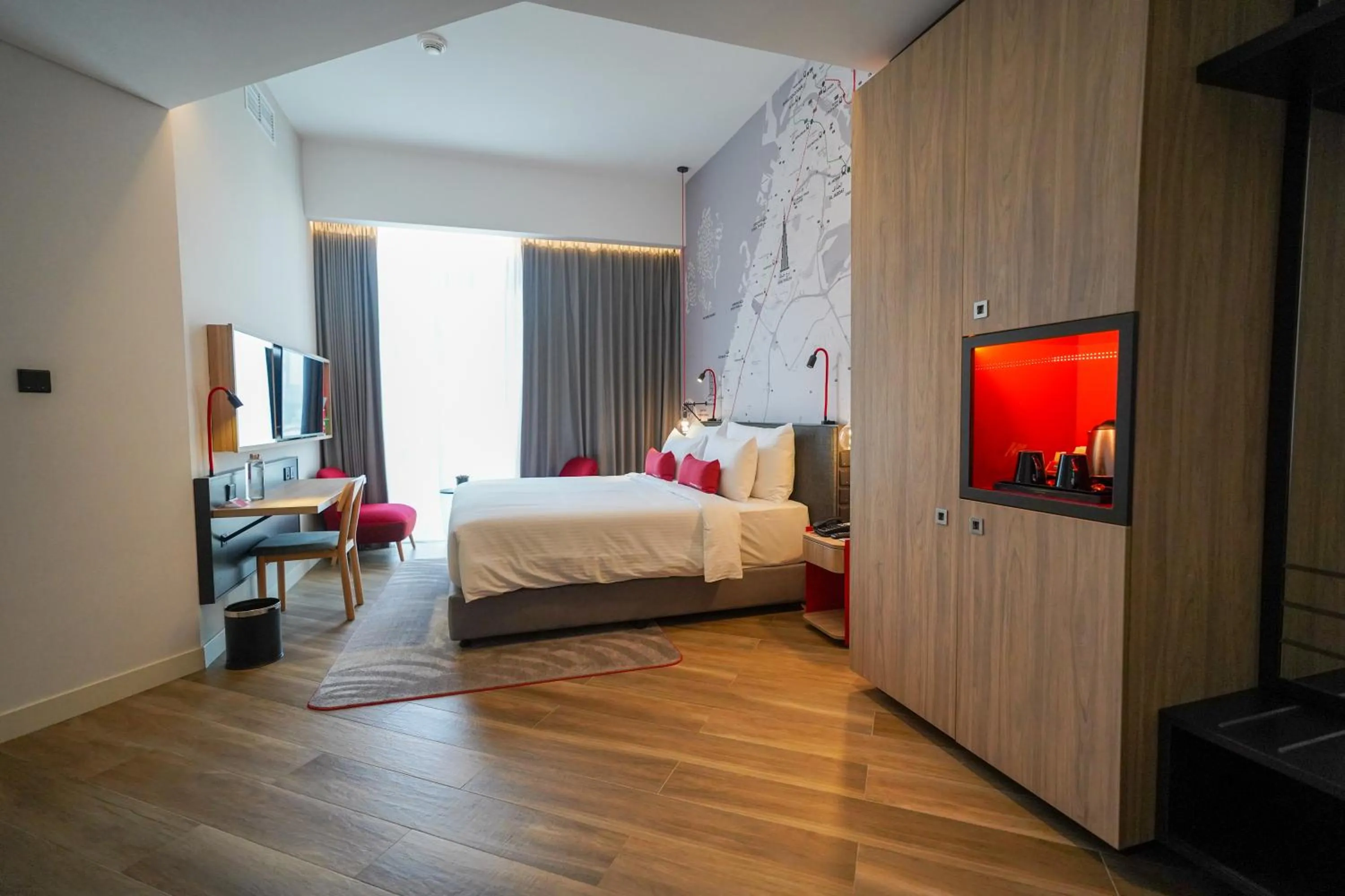 Bed in IntercityHotel Dubai Jaddaf Waterfront