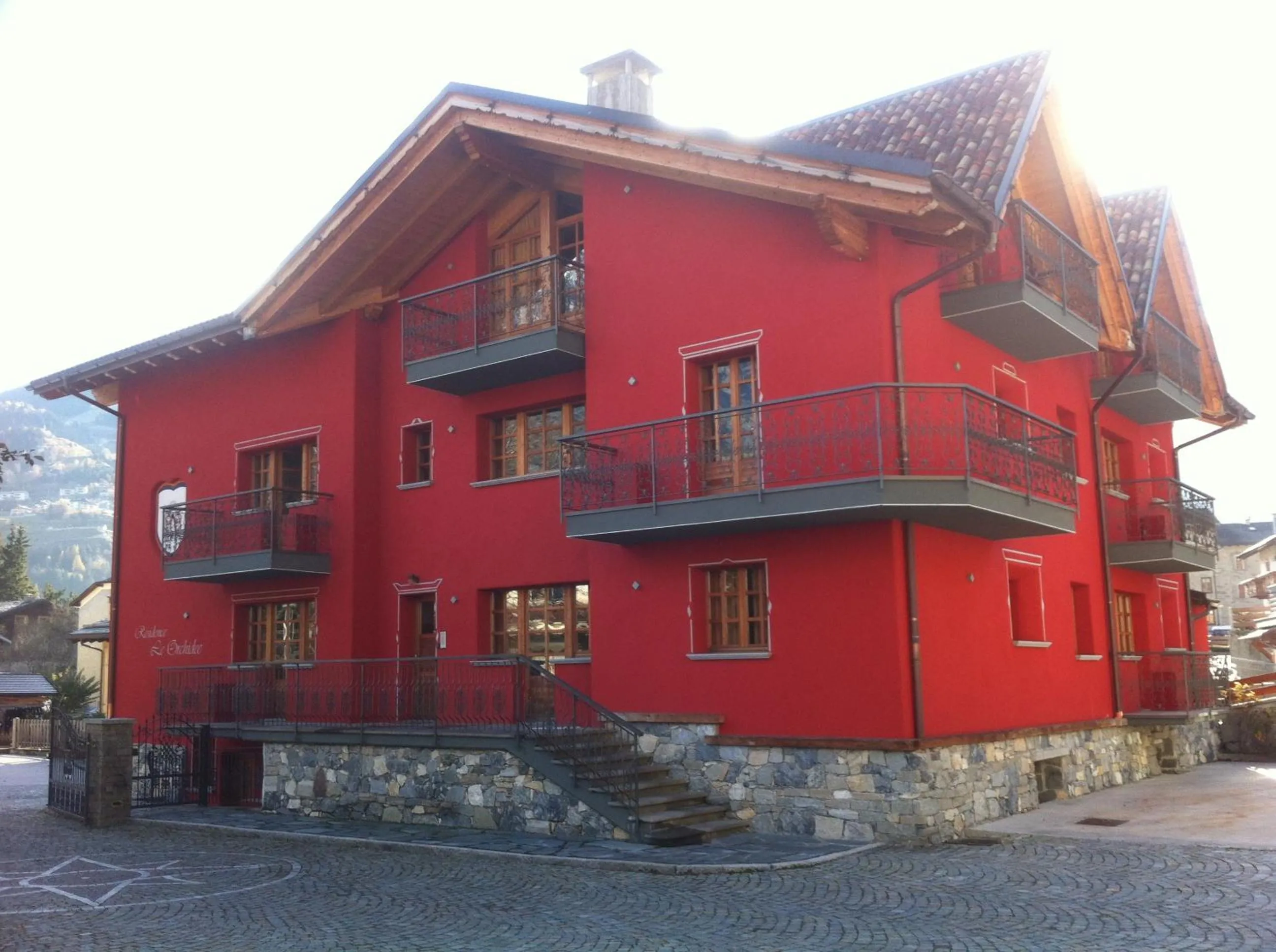 Facade/entrance in Residence Le Orchidee