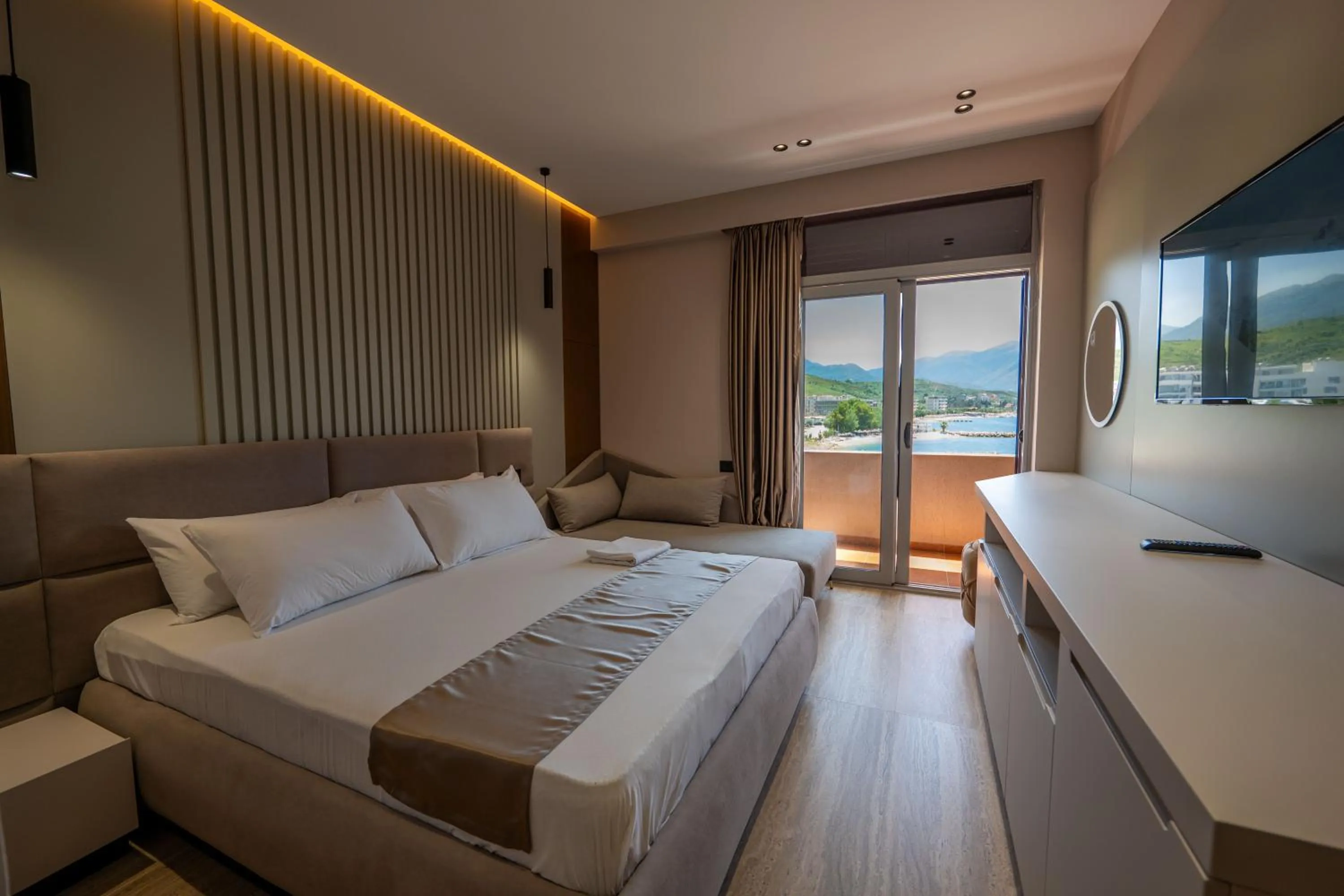 Bedroom in Grand Hotel Aita