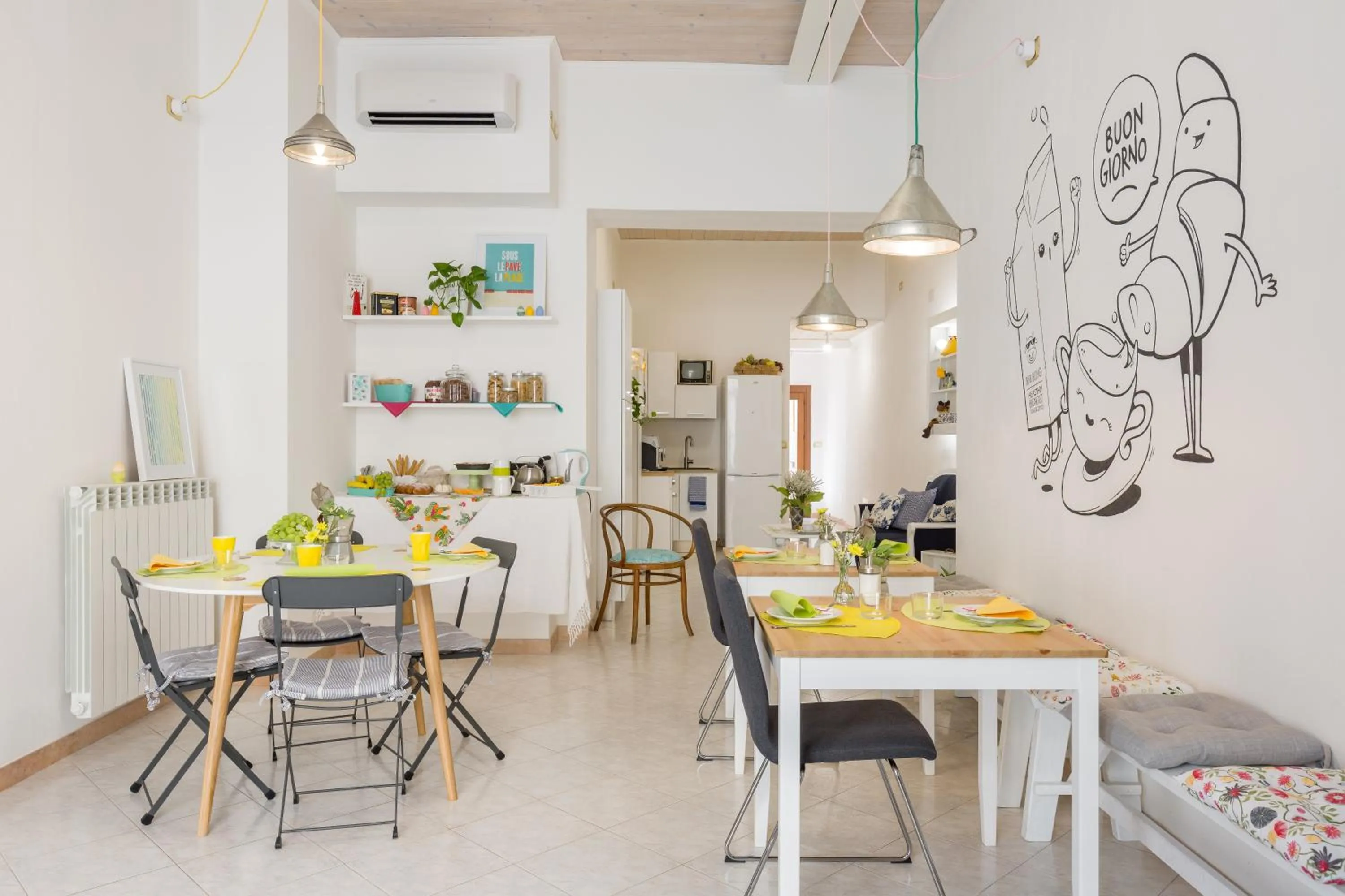 Dining area in B&B King