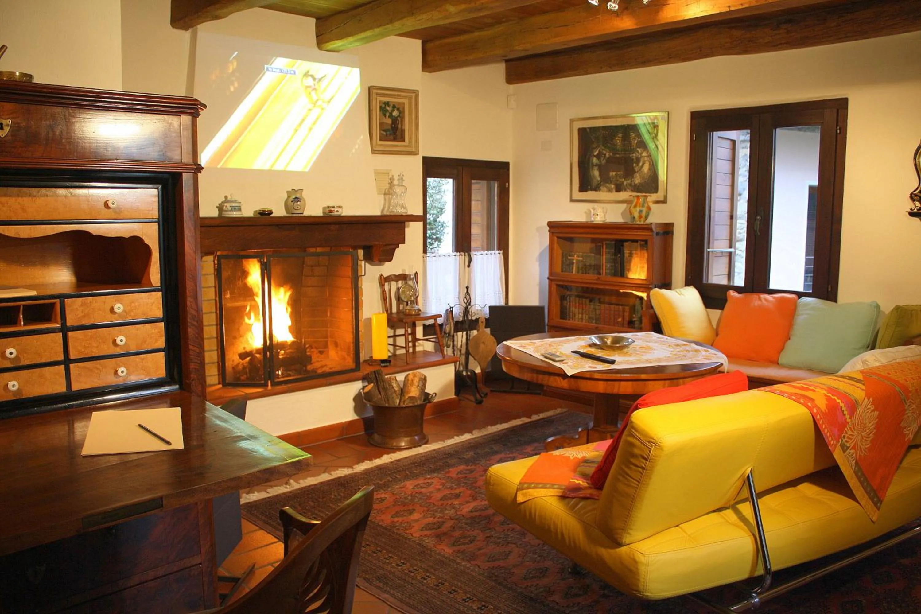 Living room in Tenuta Casa Cima - tenutacasacima com -