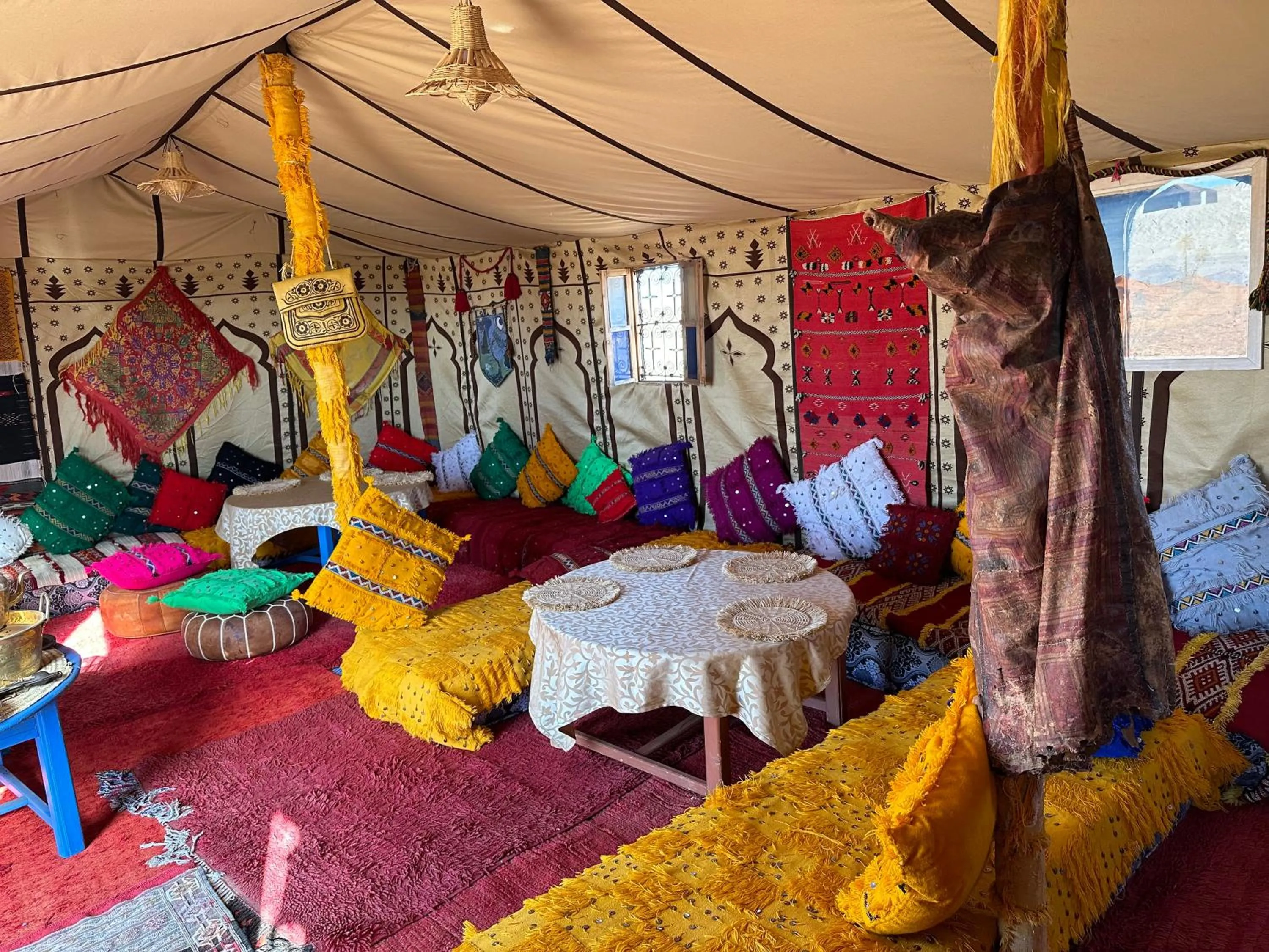 Seating area in Authentique berber Camp & Activities