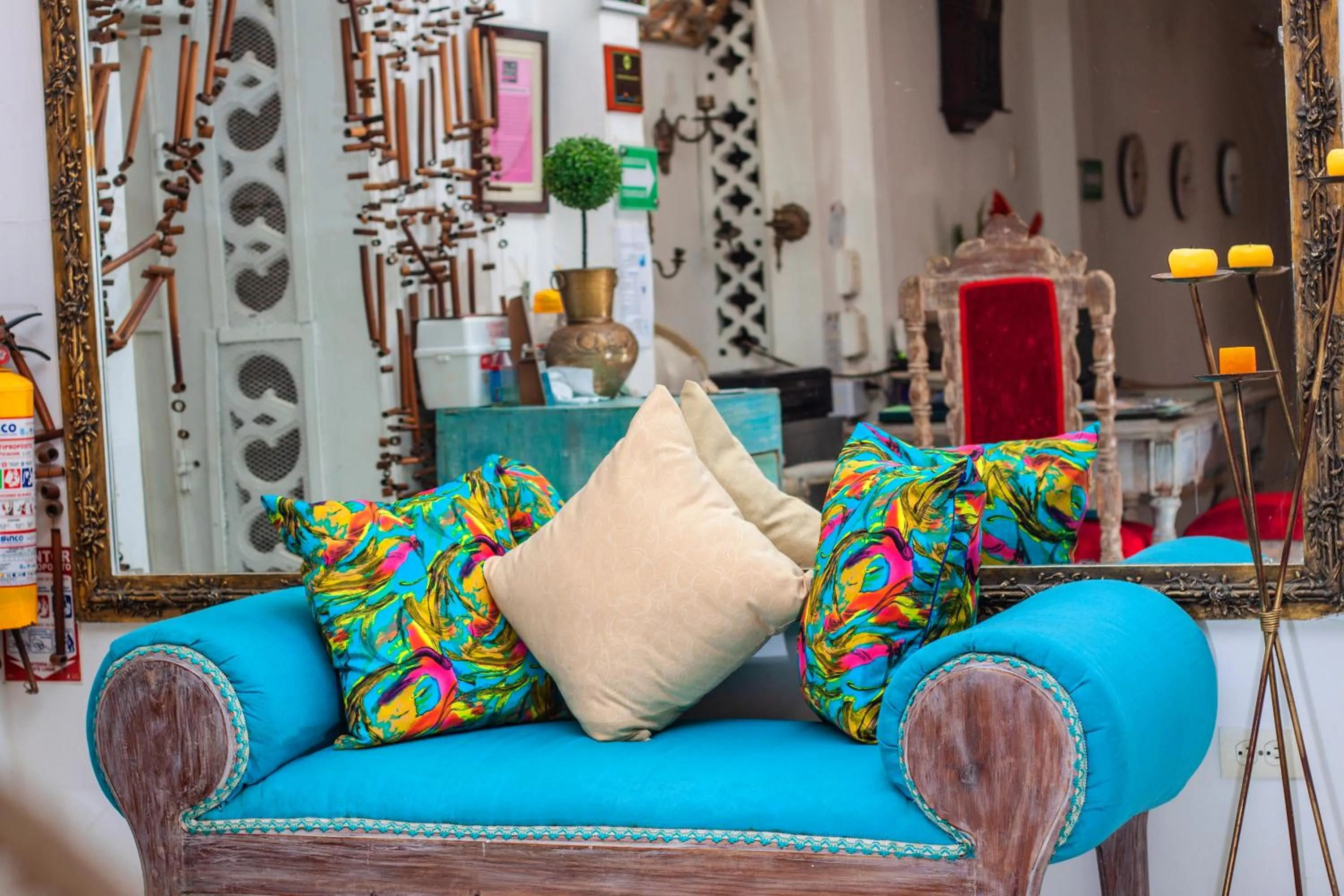 Lobby or reception in Balcones de Venecia