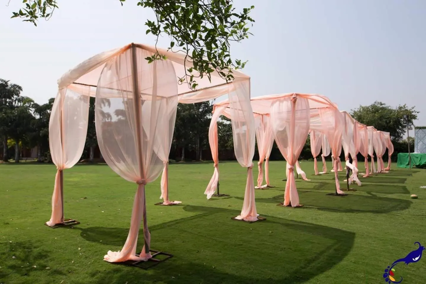 Decorative detail in Vijayshree Resort, Hampi