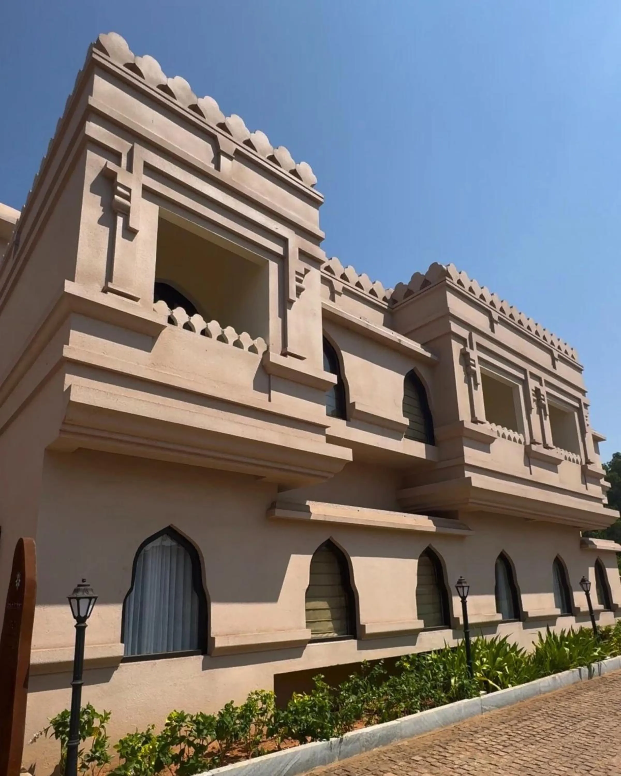 Property building in Vijayshree Resort, Hampi