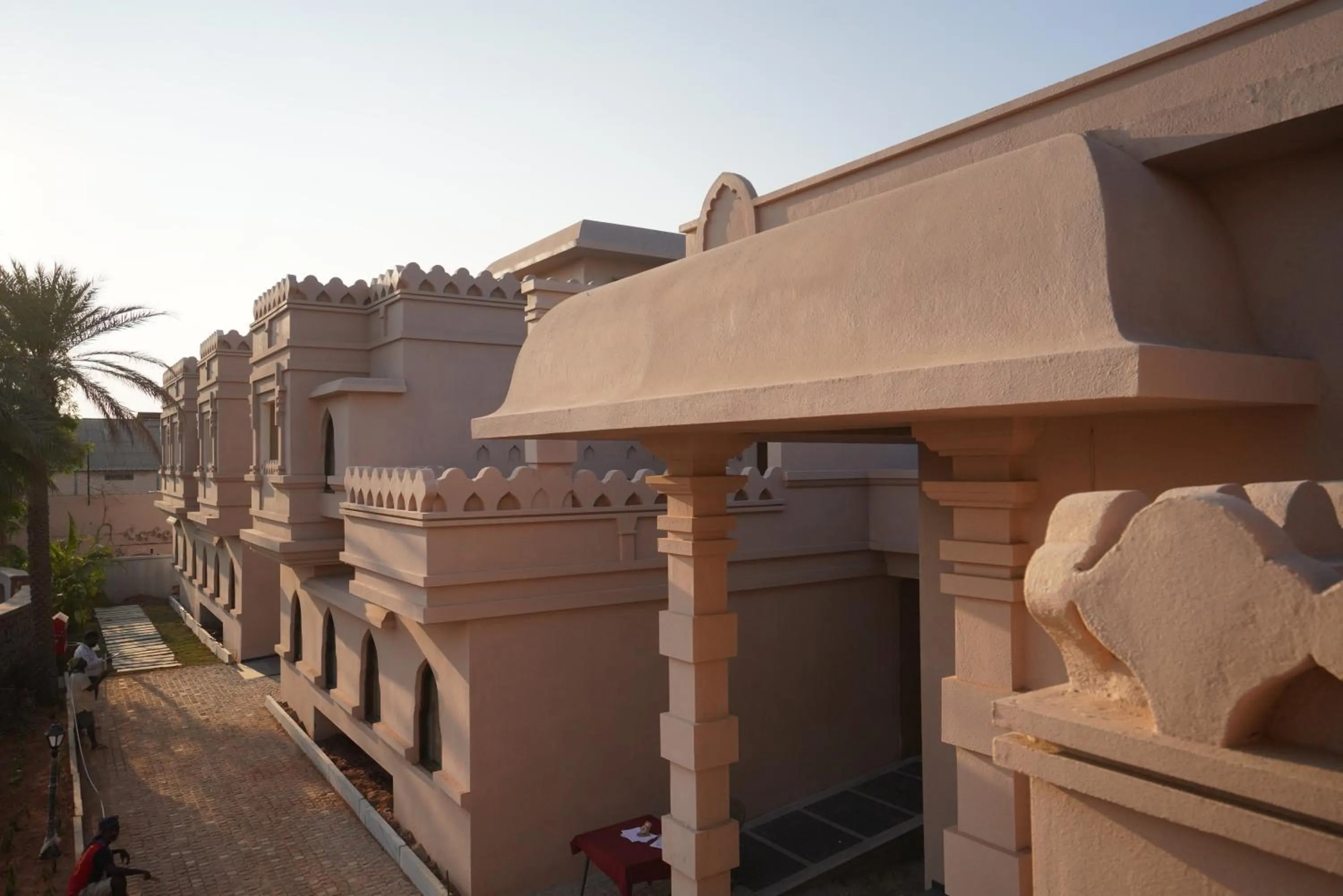 Facade/entrance in Vijayshree Resort, Hampi