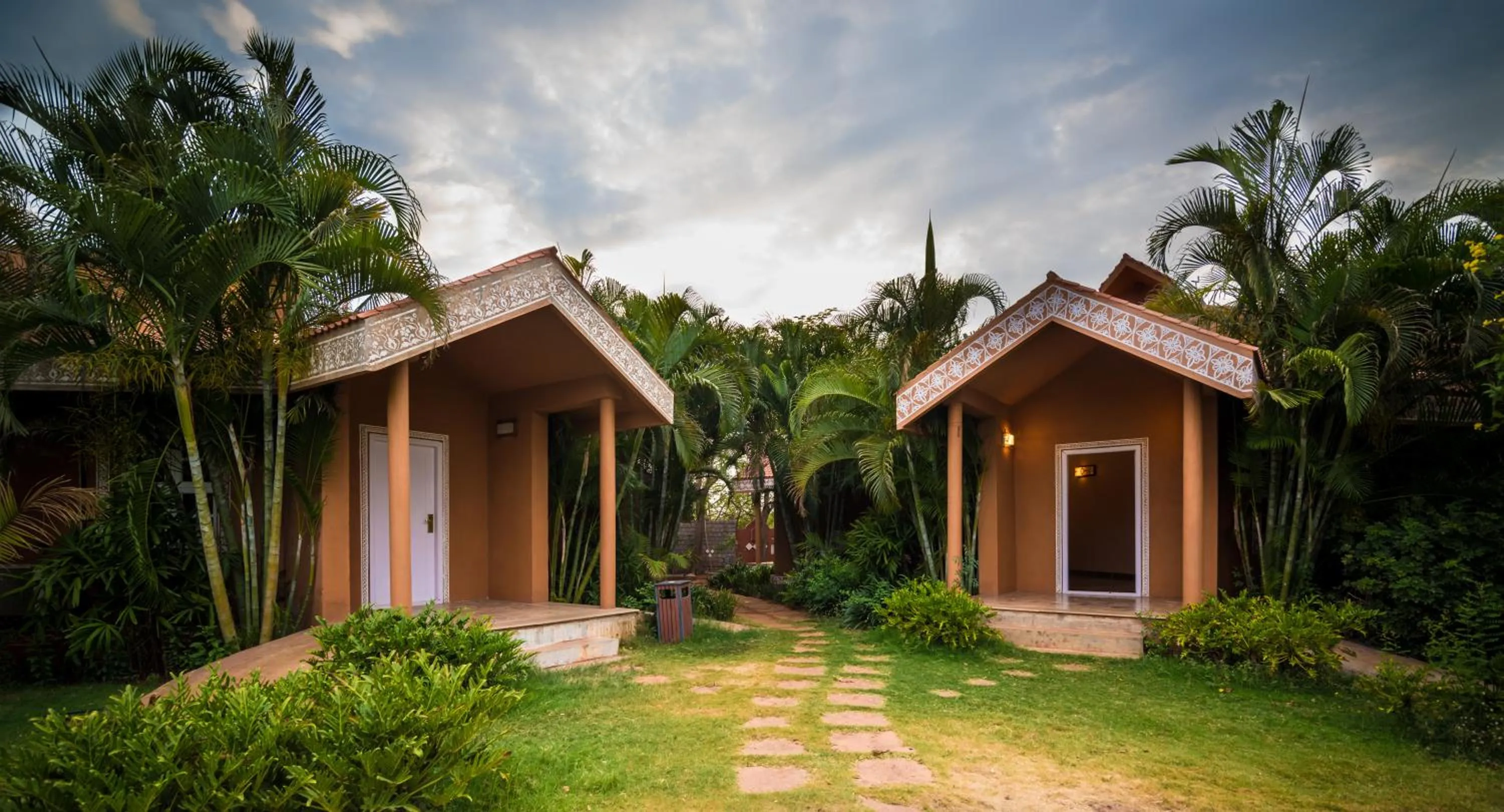 Property building in Vijayshree Resort, Hampi