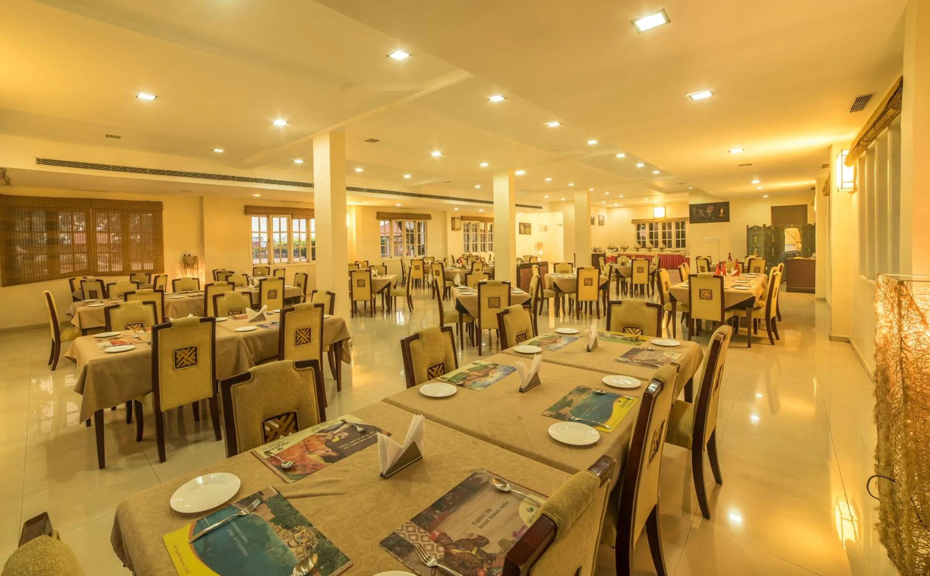 Restaurant/places to eat in Vijayshree Resort, Hampi
