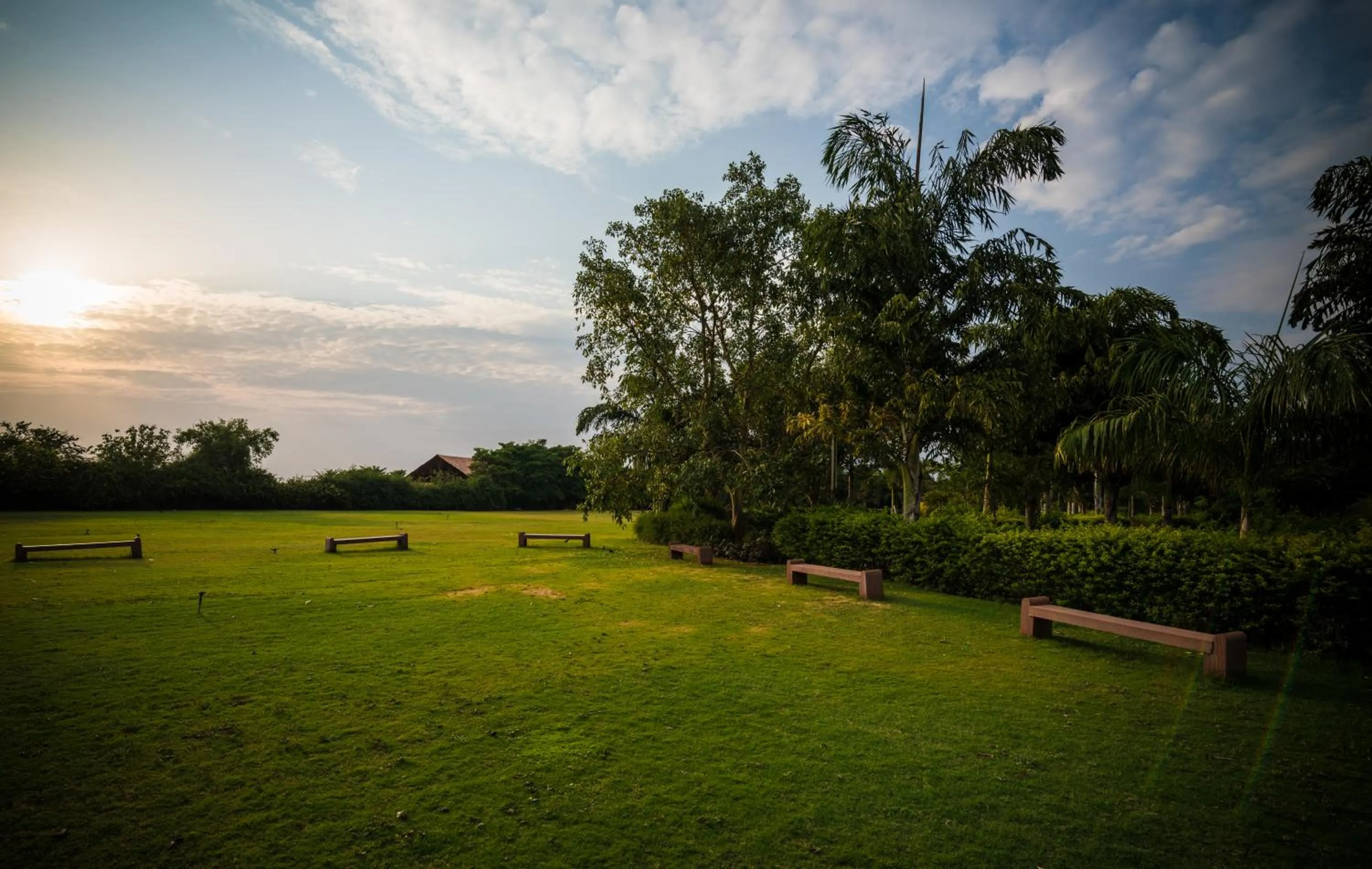 Property building in Vijayshree Resort, Hampi