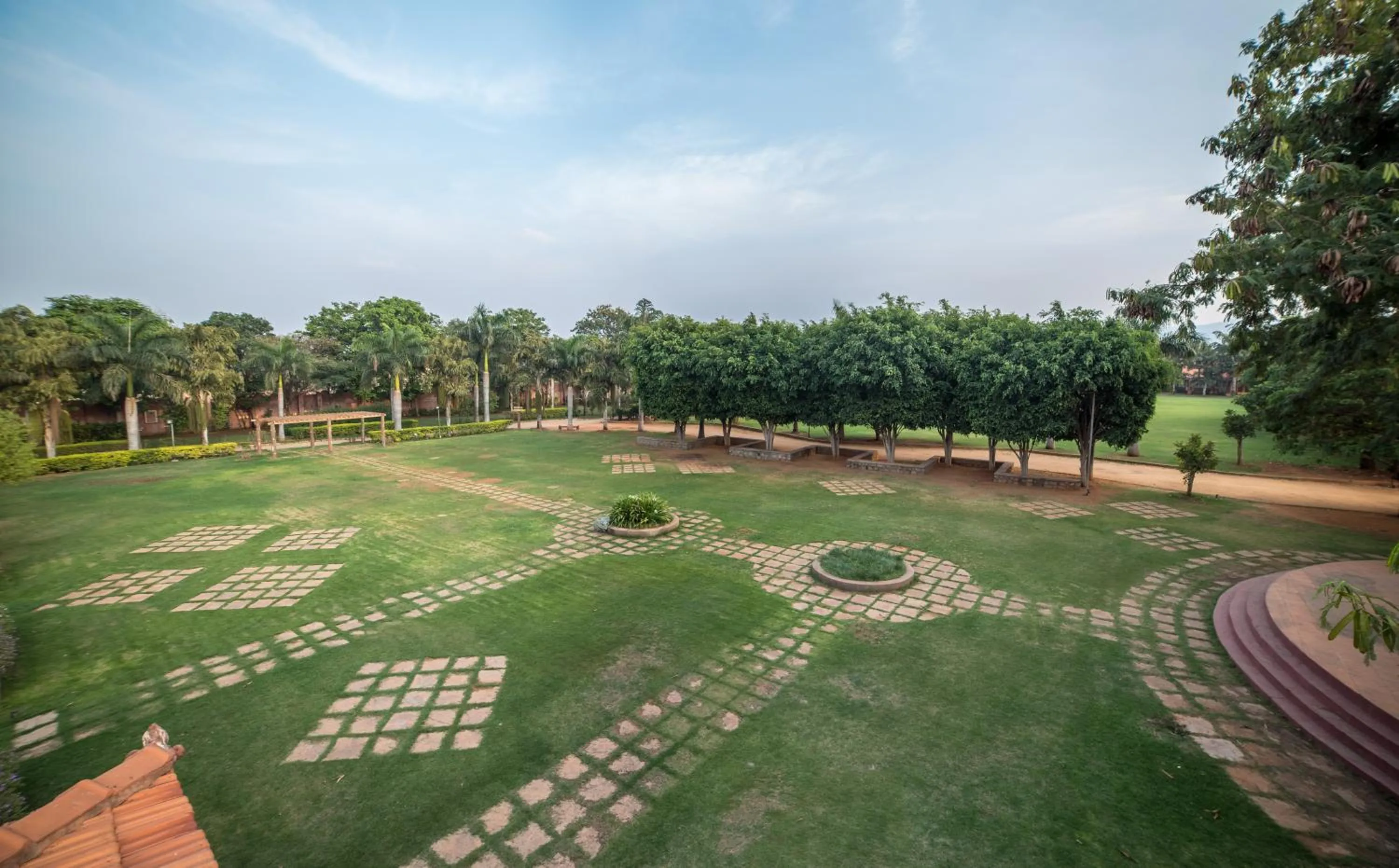 Natural landscape in Vijayshree Resort, Hampi