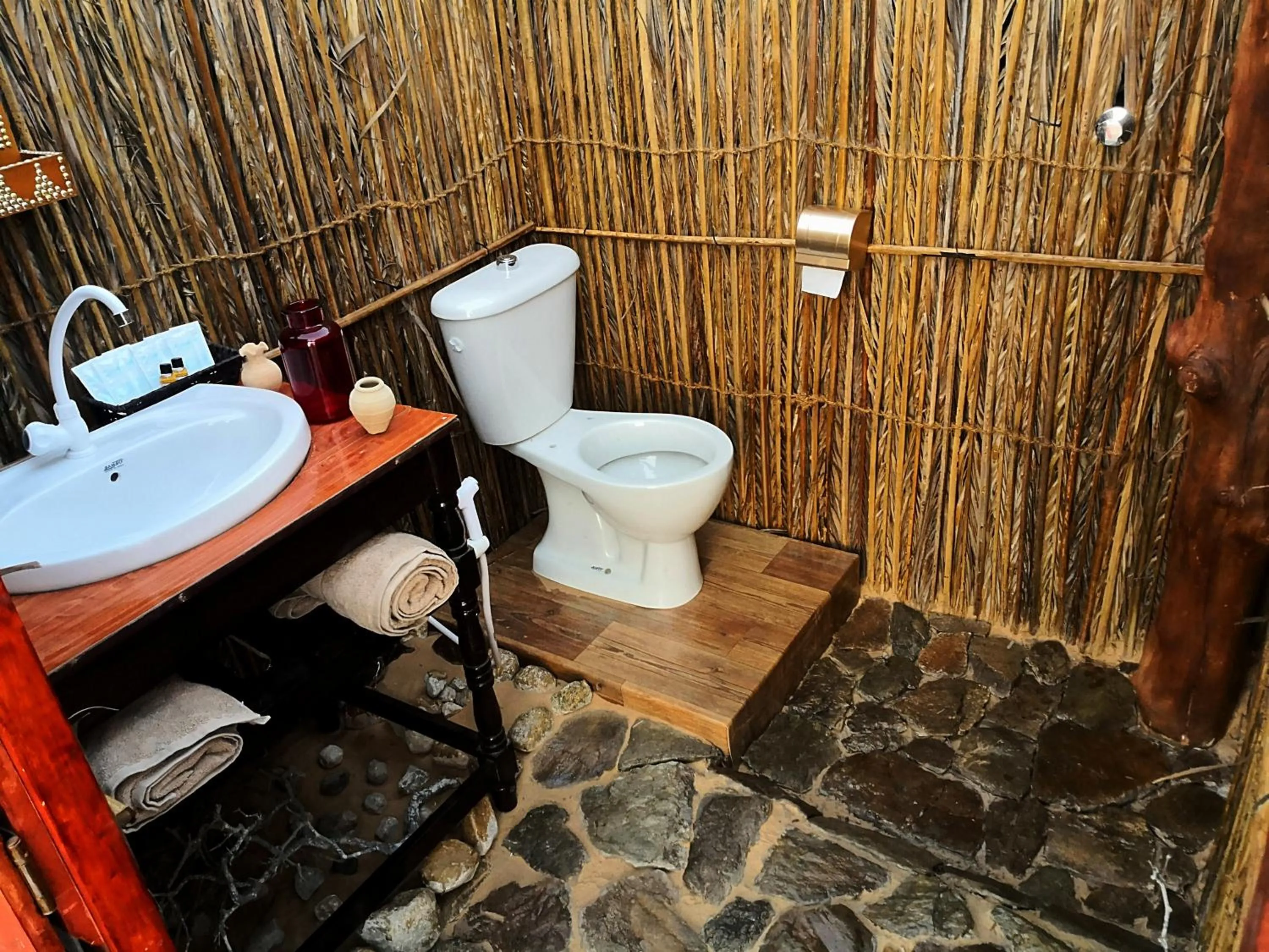 Bathroom in Queen Desert camp