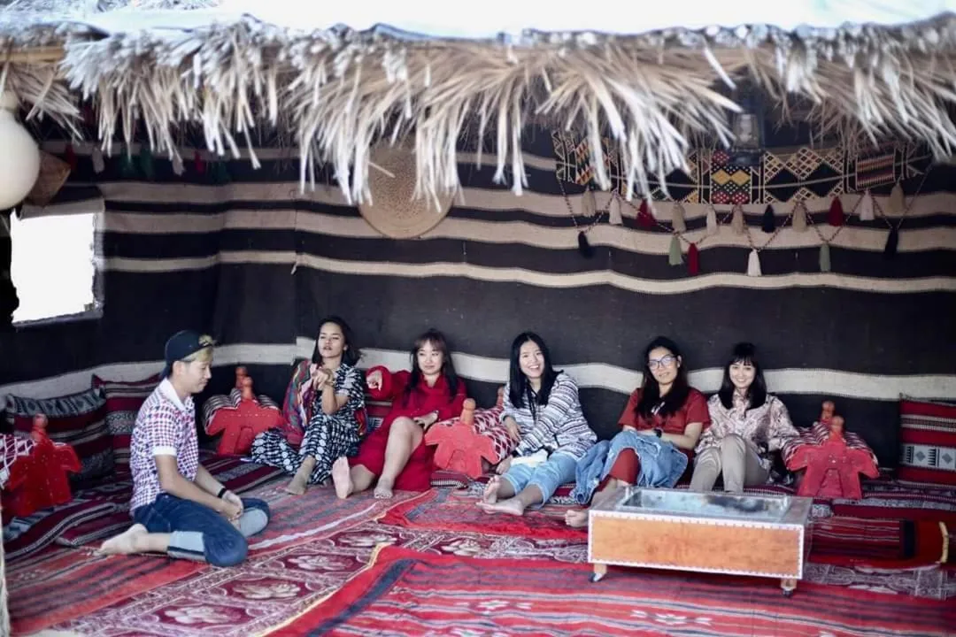 Animals in Queen Desert camp