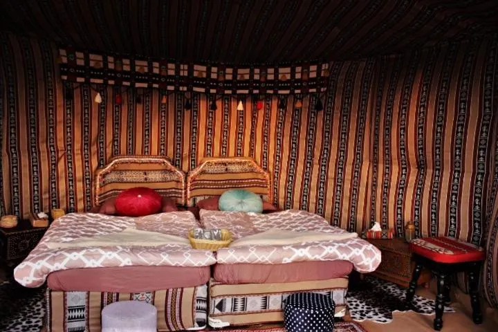 Bed in Queen Desert camp