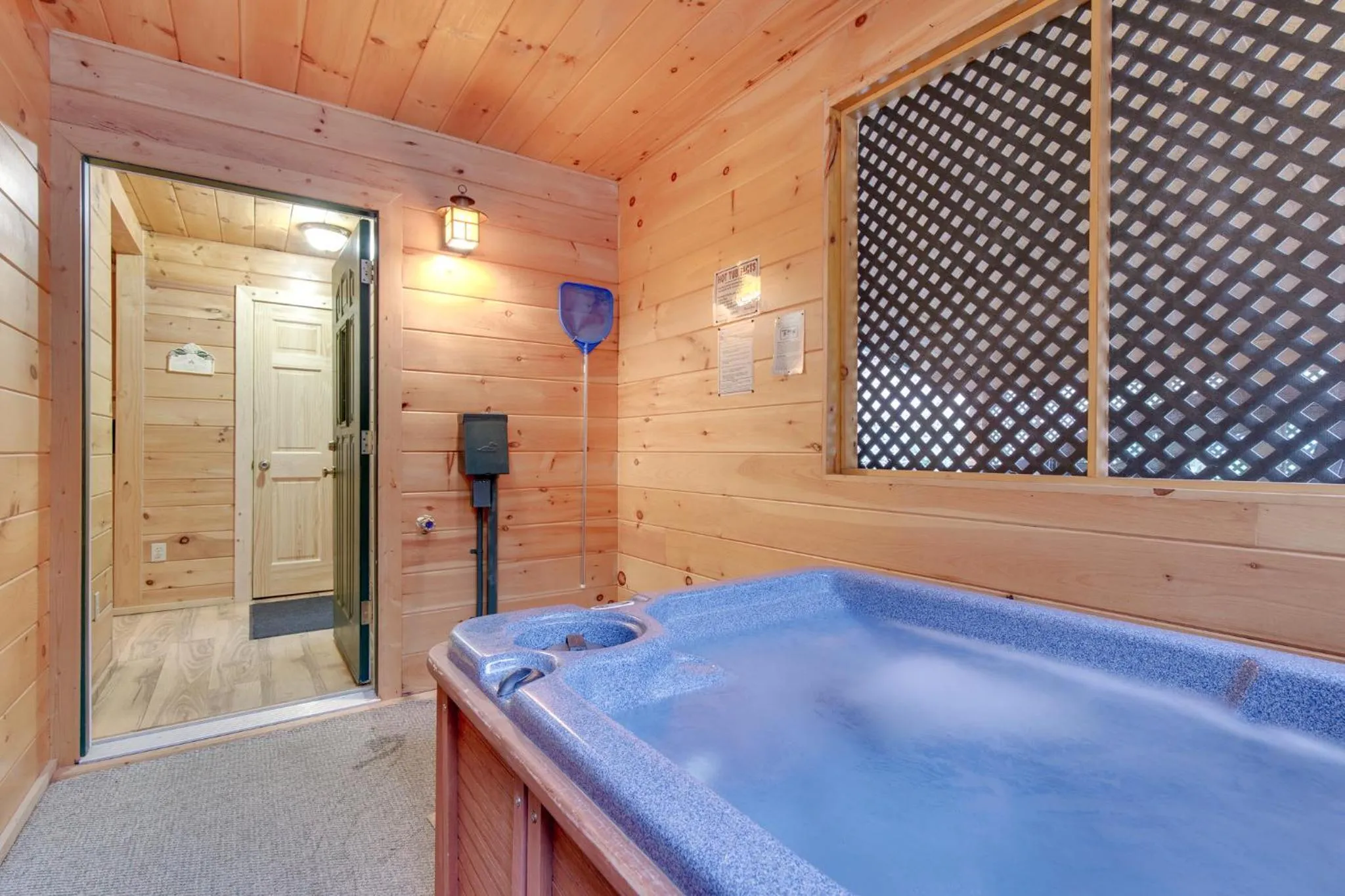 Hot Tub in A Garden Blessing