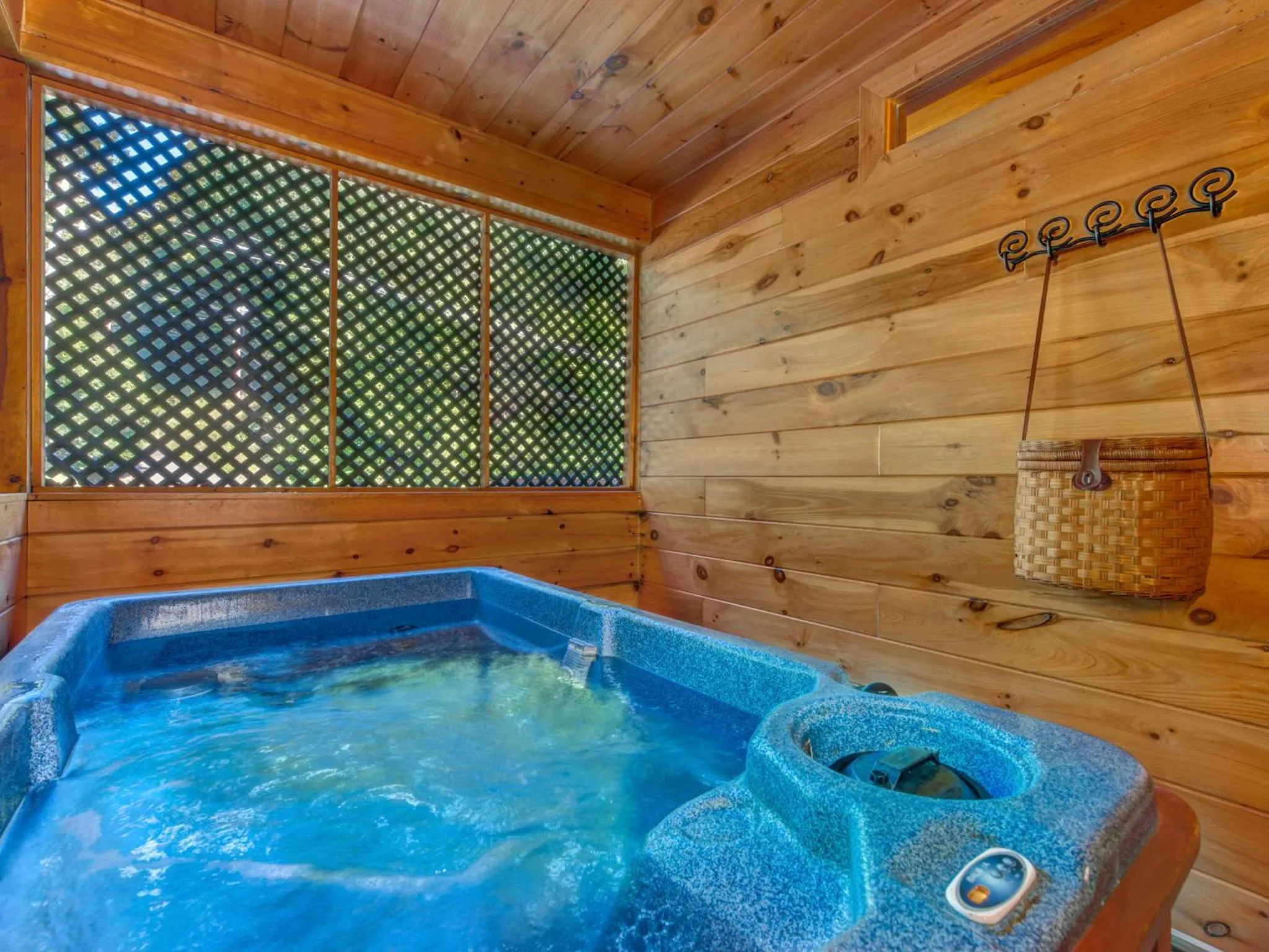 Hot Tub in A Garden Blessing