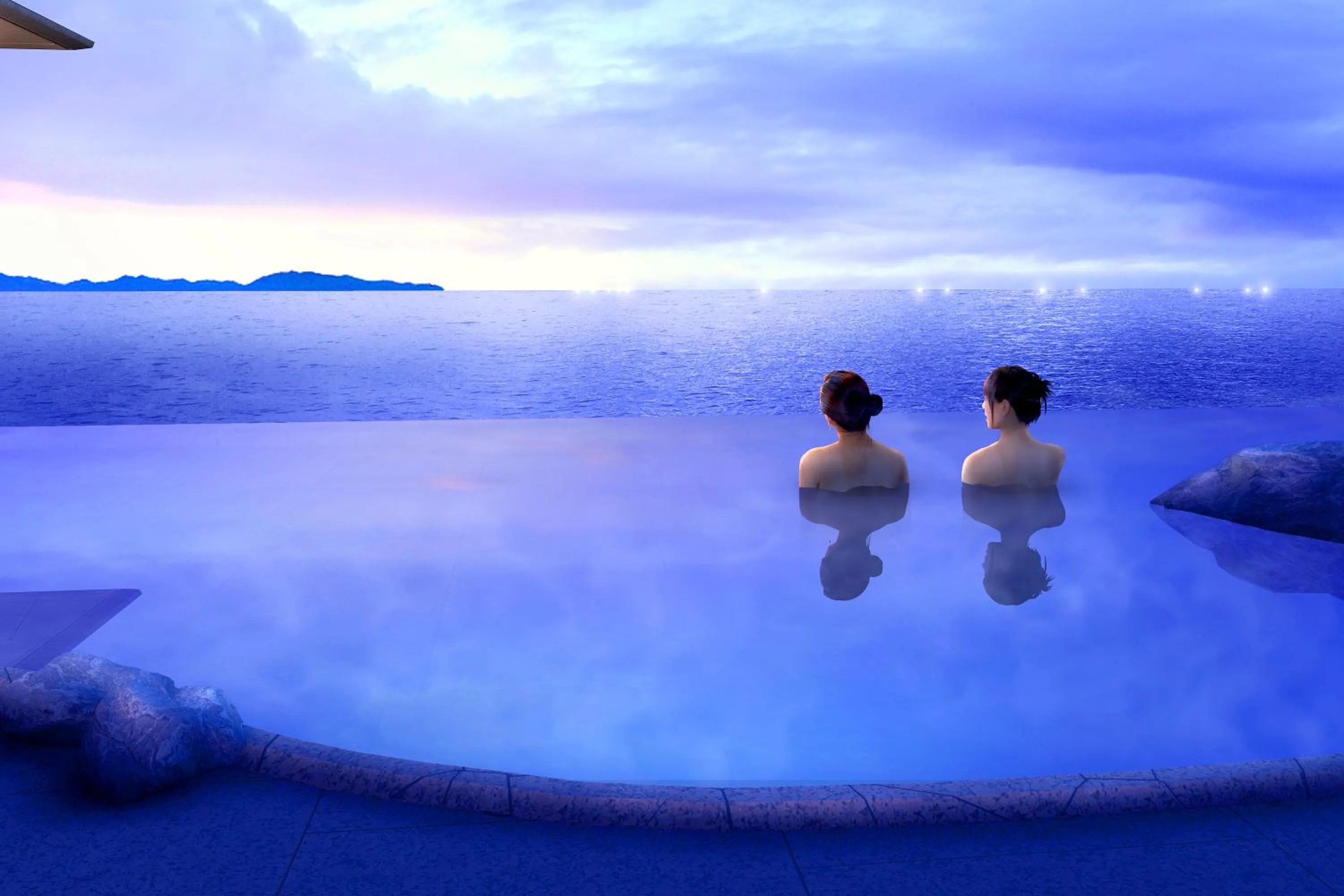 Hot Spring Bath in Kaike Yugetsu