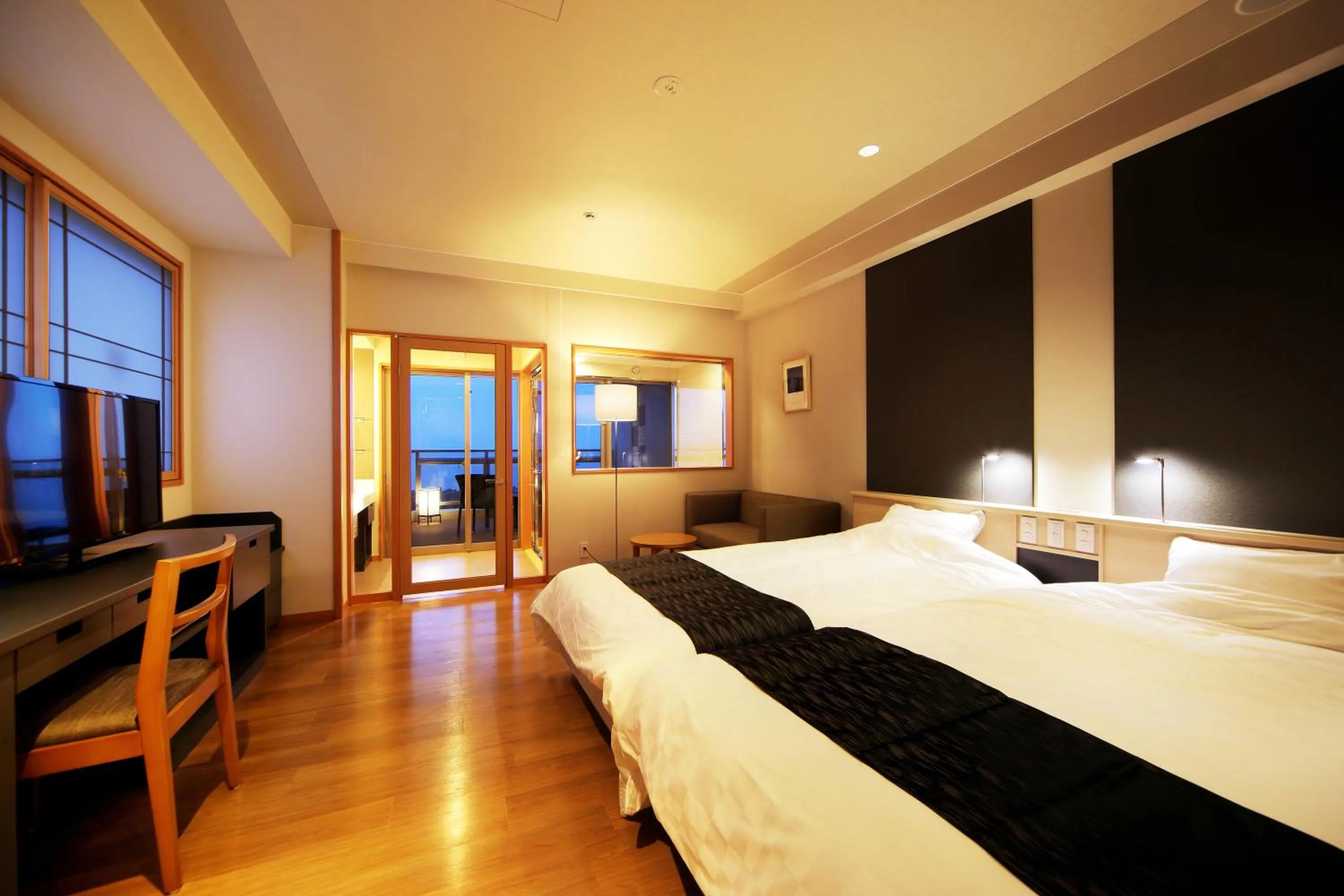 Bedroom in Kaike Yugetsu