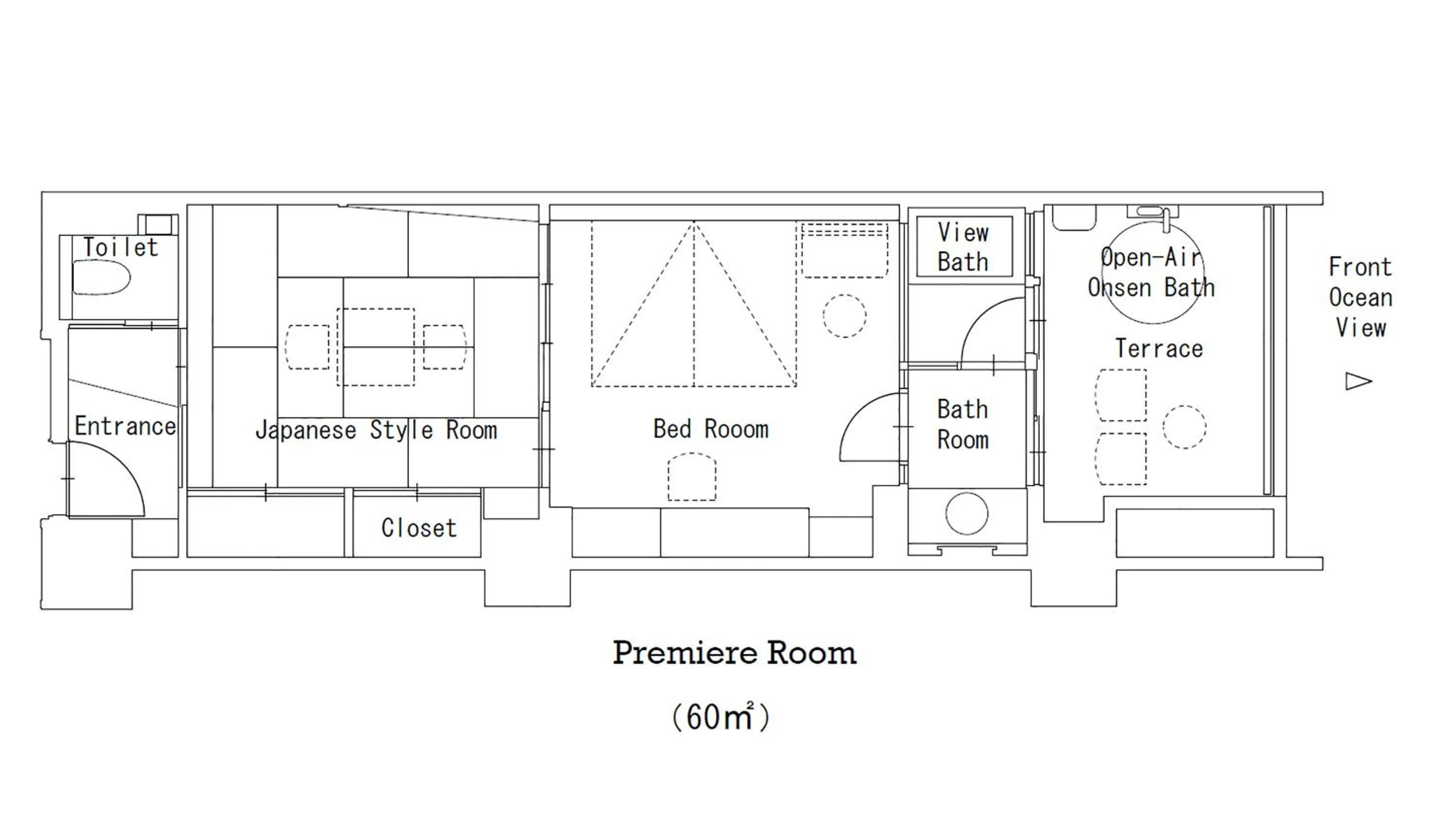 Photo of the whole room in Kaike Yugetsu