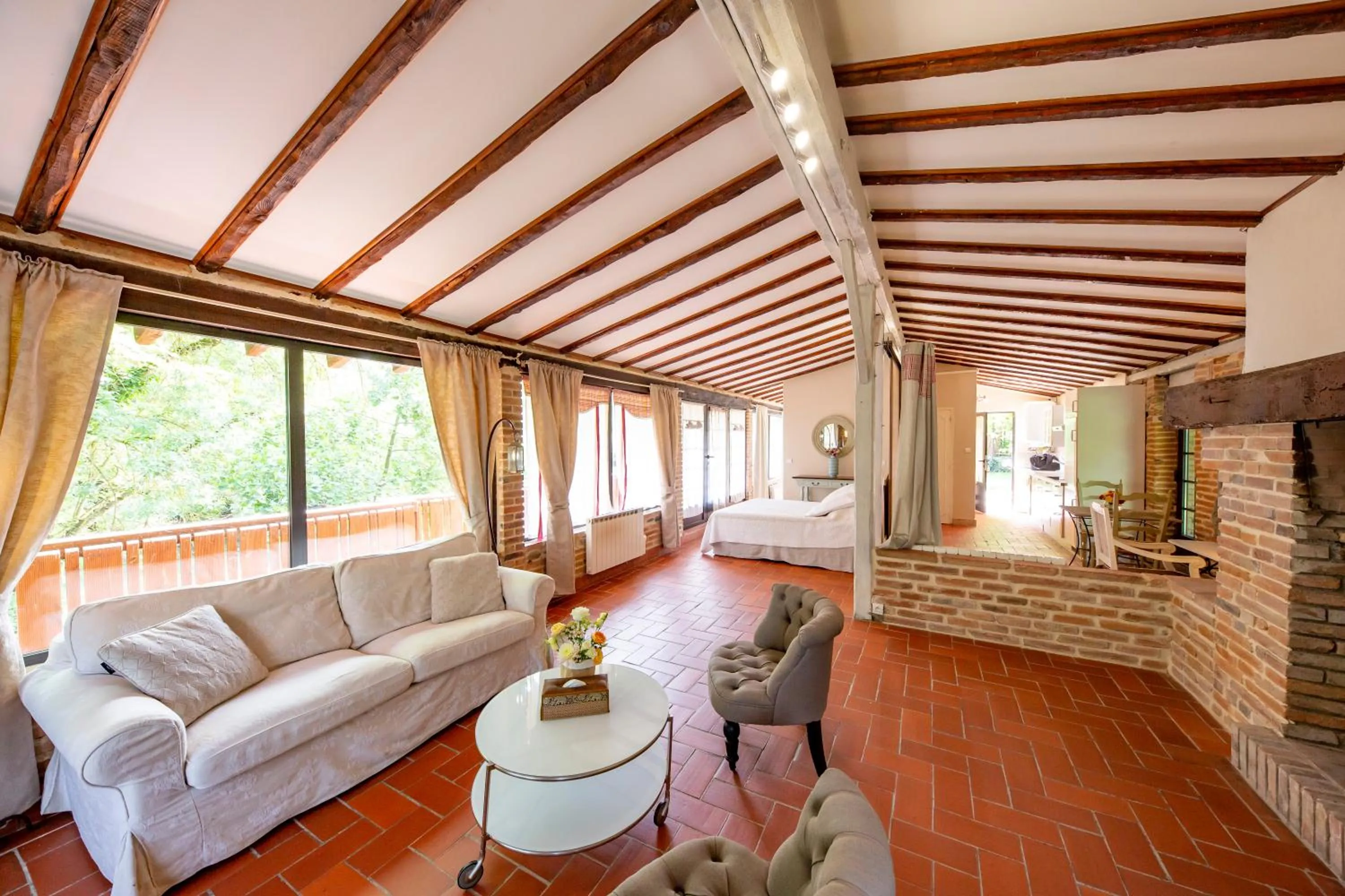 Living room in Le Moulin de Rudelle