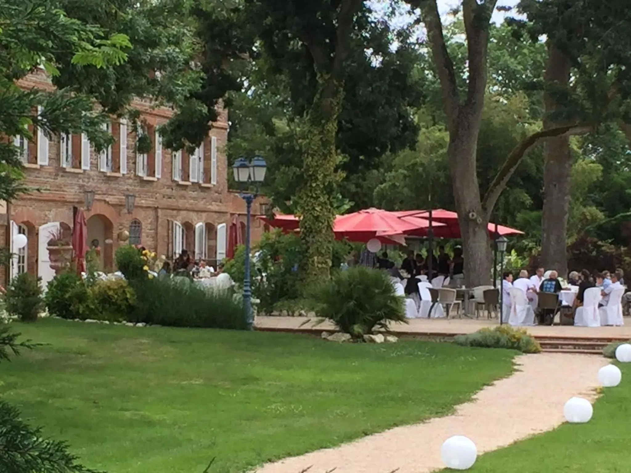Patio in Le Moulin de Rudelle