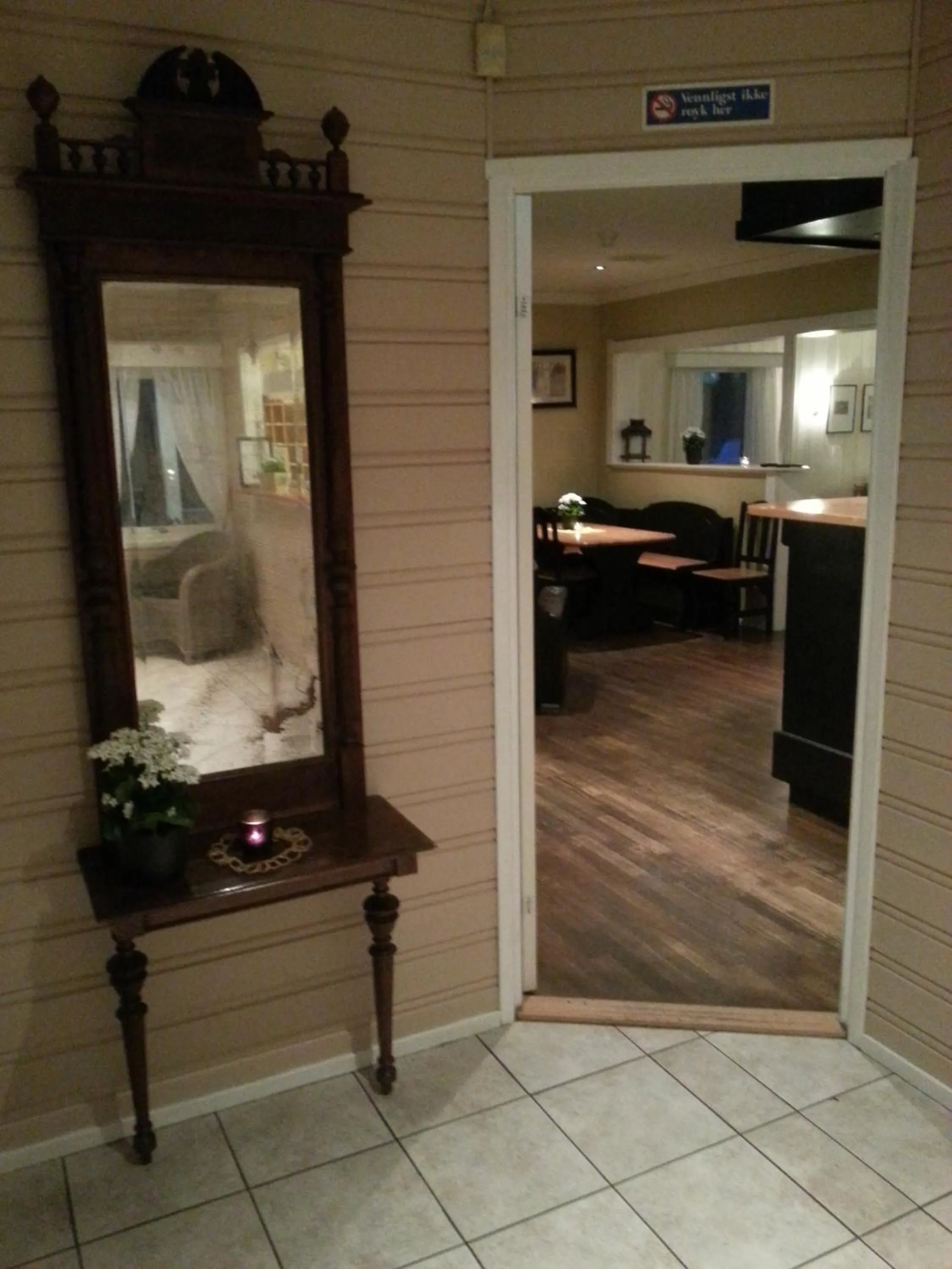 Decorative detail in Badeland Gjestegård