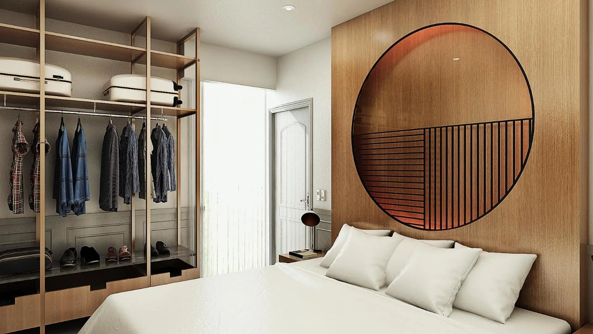 Bed in Singular Joy Downtown Residences