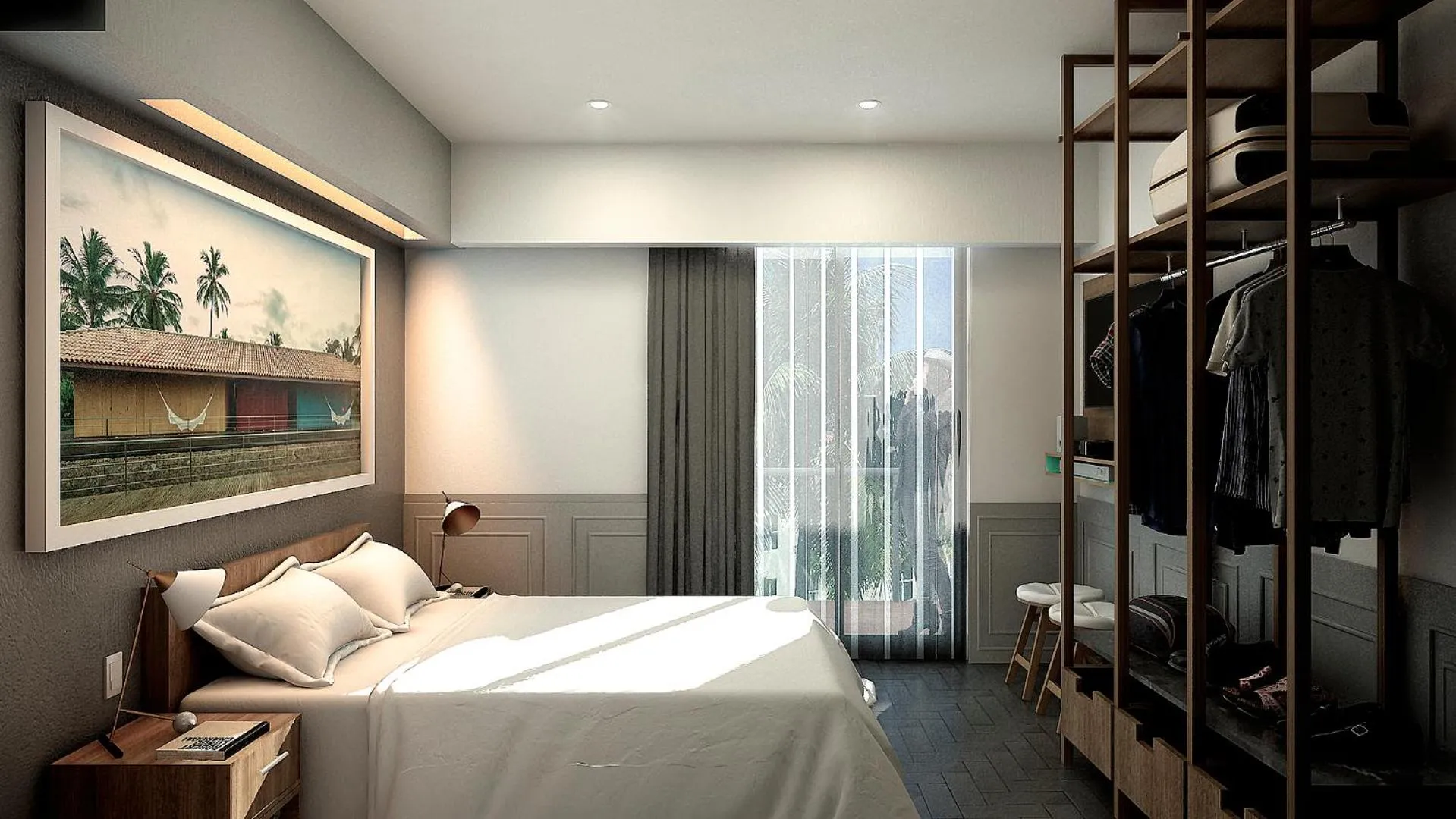 Bedroom, Bed in Singular Joy Downtown Residences