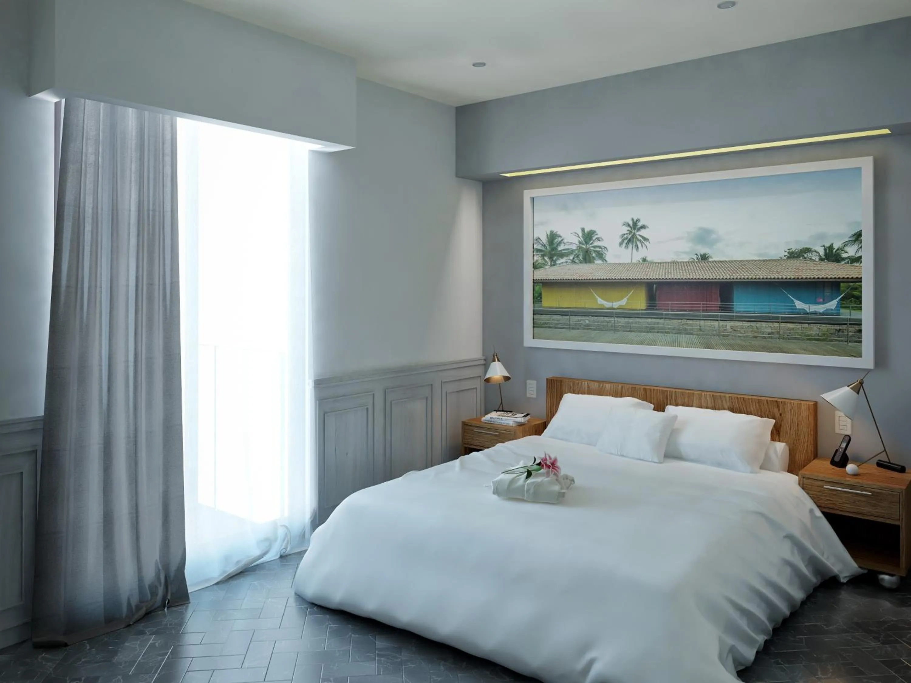 Bed in Singular Joy Downtown Residences