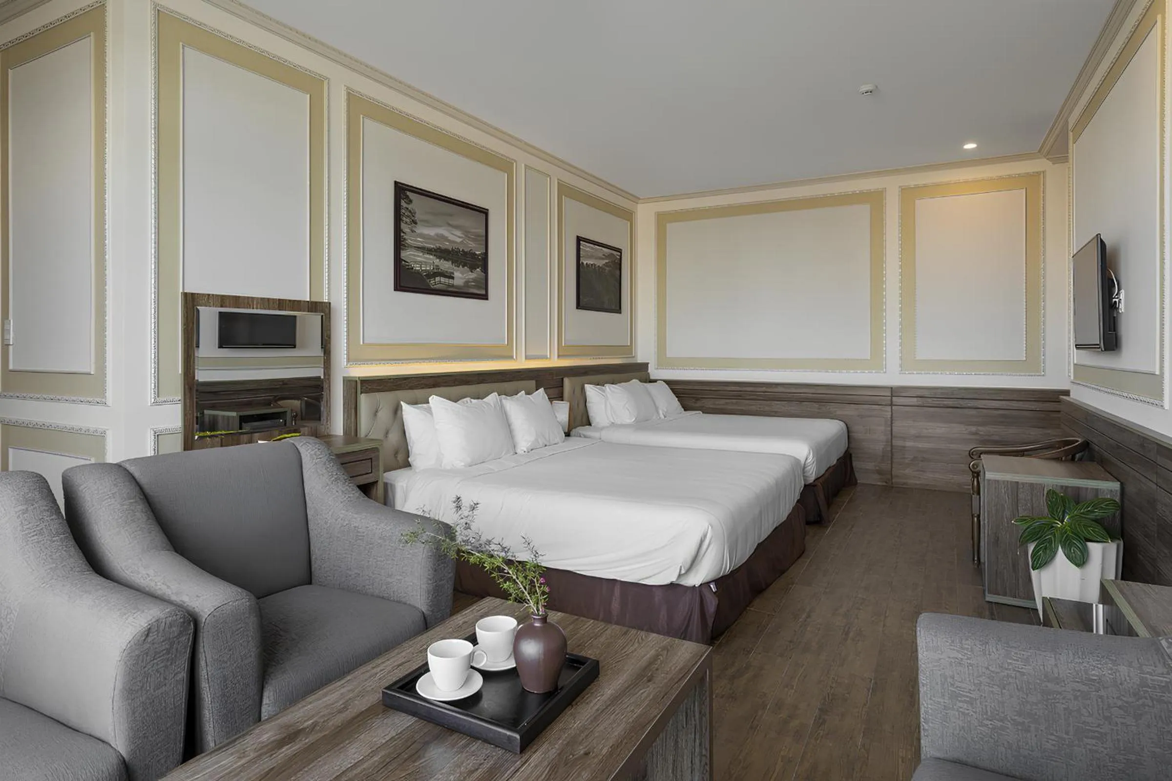 Bed in New Life Hotel - Da Lat