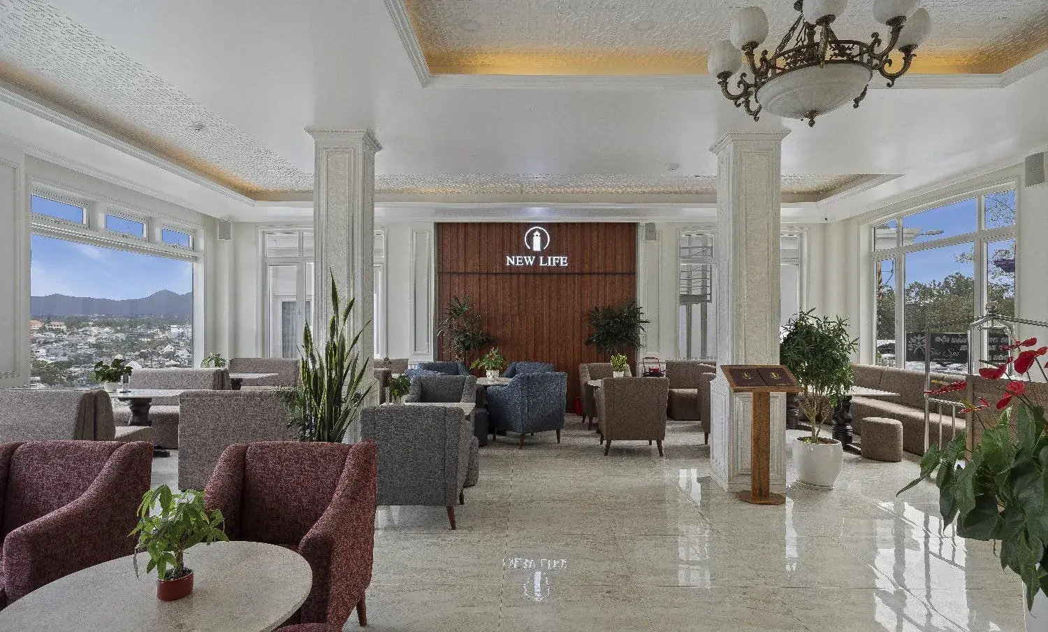Lobby or reception in New Life Hotel - Da Lat Lobby or reception in New Life Hotel - Da Lat